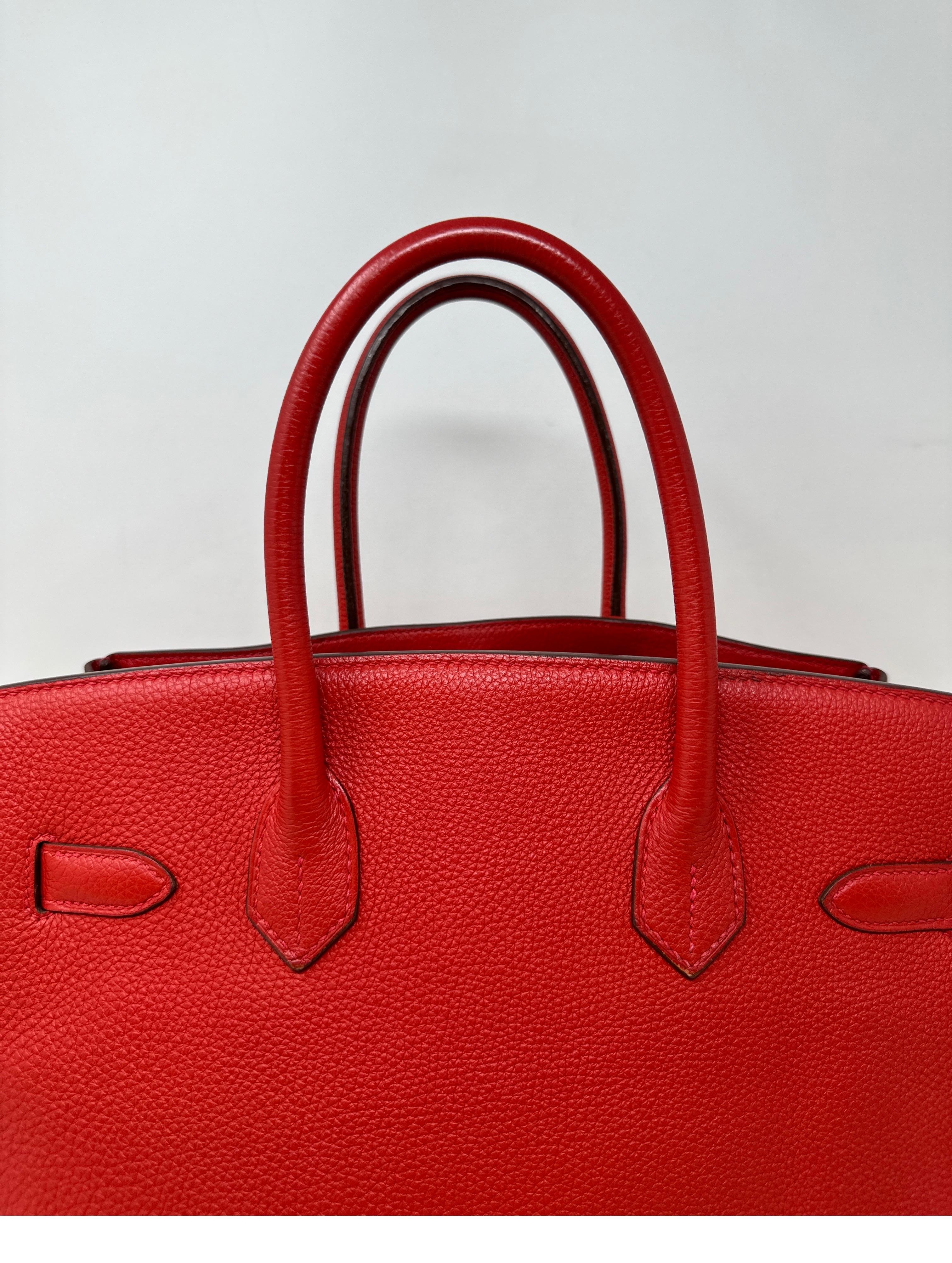 Hermès - Sac Birkin 30 Rouge Garance  1