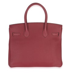 Hermès Rouge Grenat Togo Birkin 30 GHW