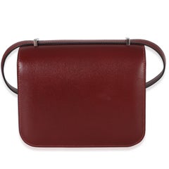 Hermès Rouge H Box Constance 18 PHW