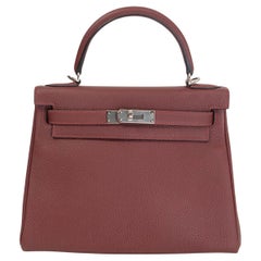 Way - 2 - Rouge - 28 - ep_vintage luxury Store - HERMES - Epsom - Verso -  Framboise - Hermes Jige Swift Ganebet Store quantity - Kelly - Sellier –  dct - Bag