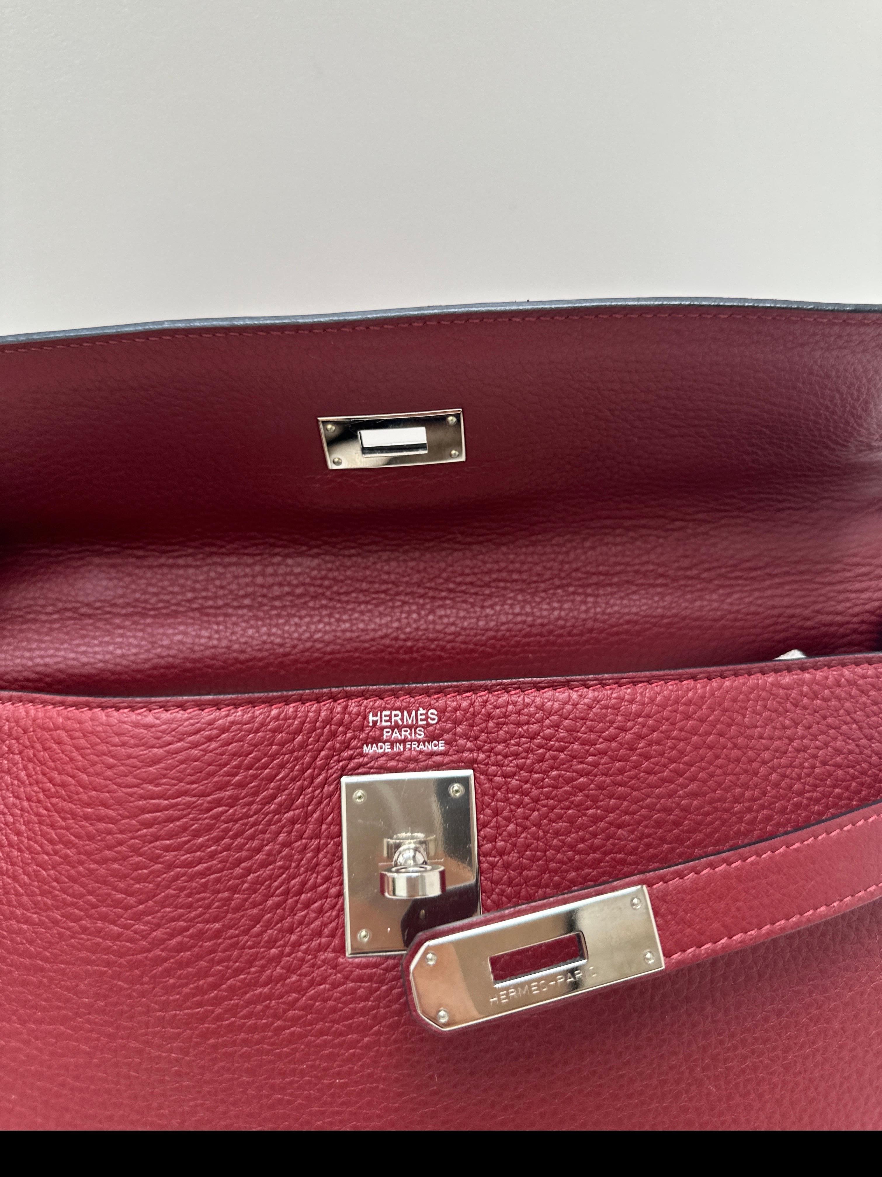 Bolso Hermes Rouge H Kelly 32 en venta 5