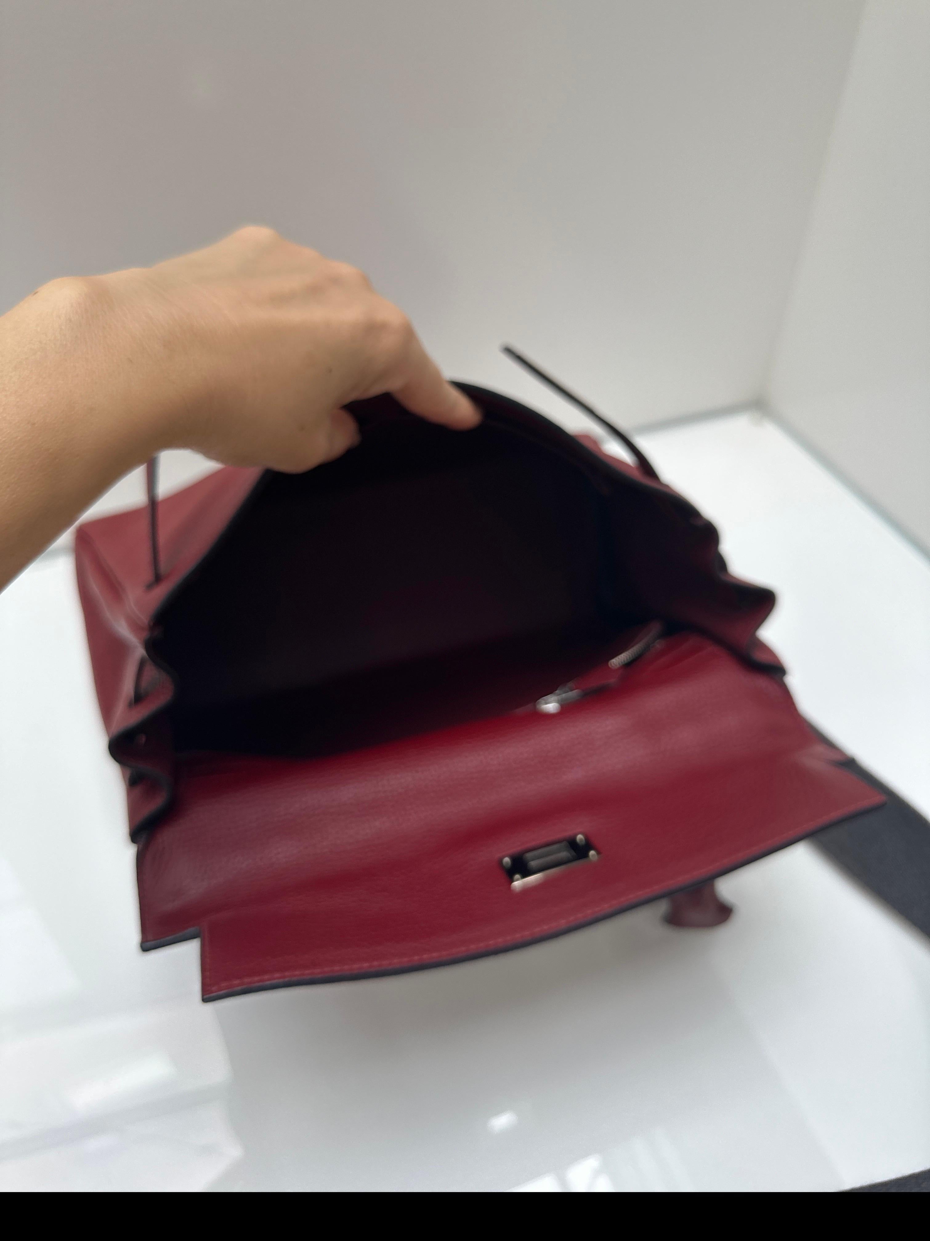 Bolso Hermes Rouge H Kelly 32 en venta 7