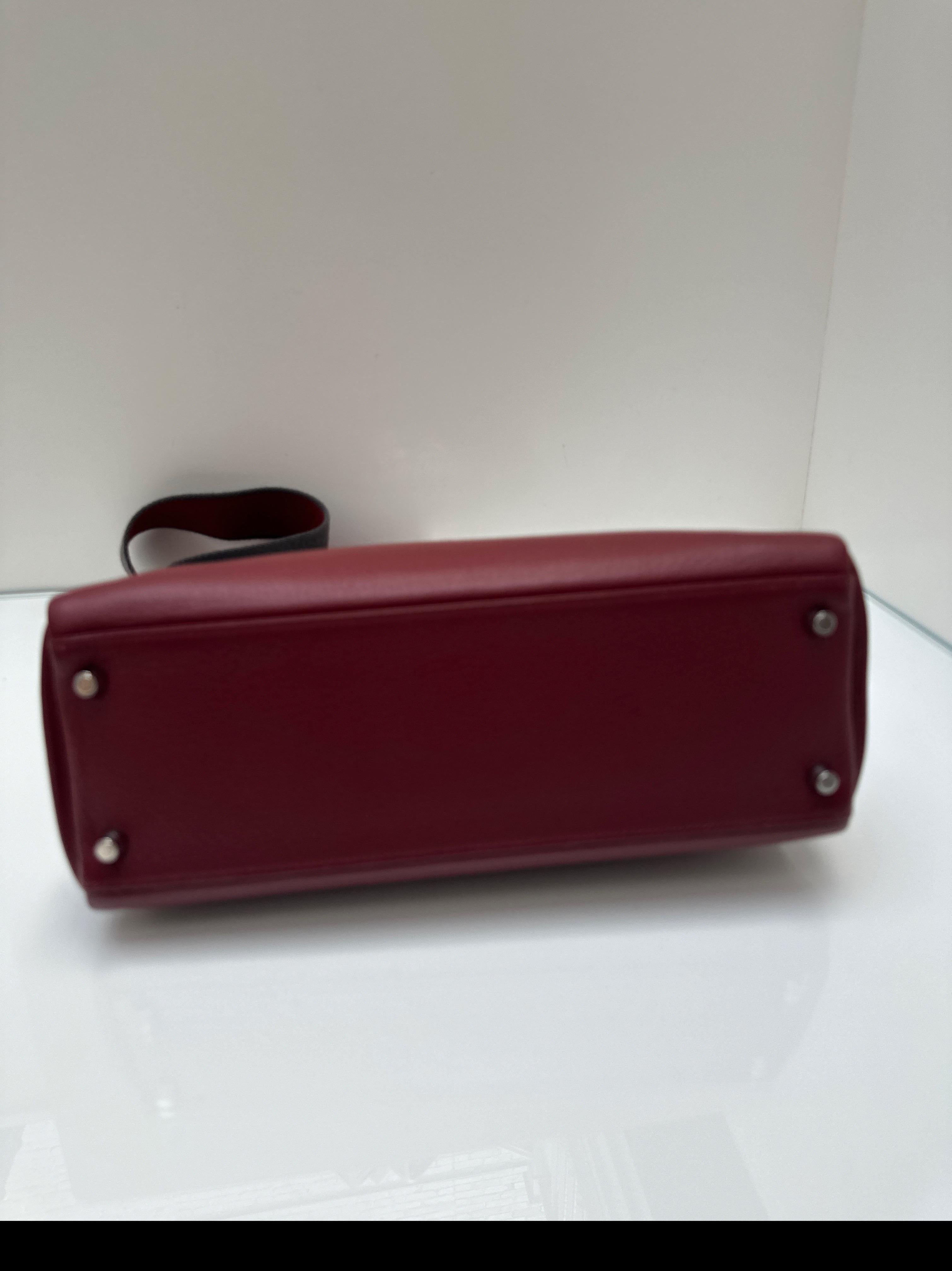 Bolso Hermes Rouge H Kelly 32 en venta 9