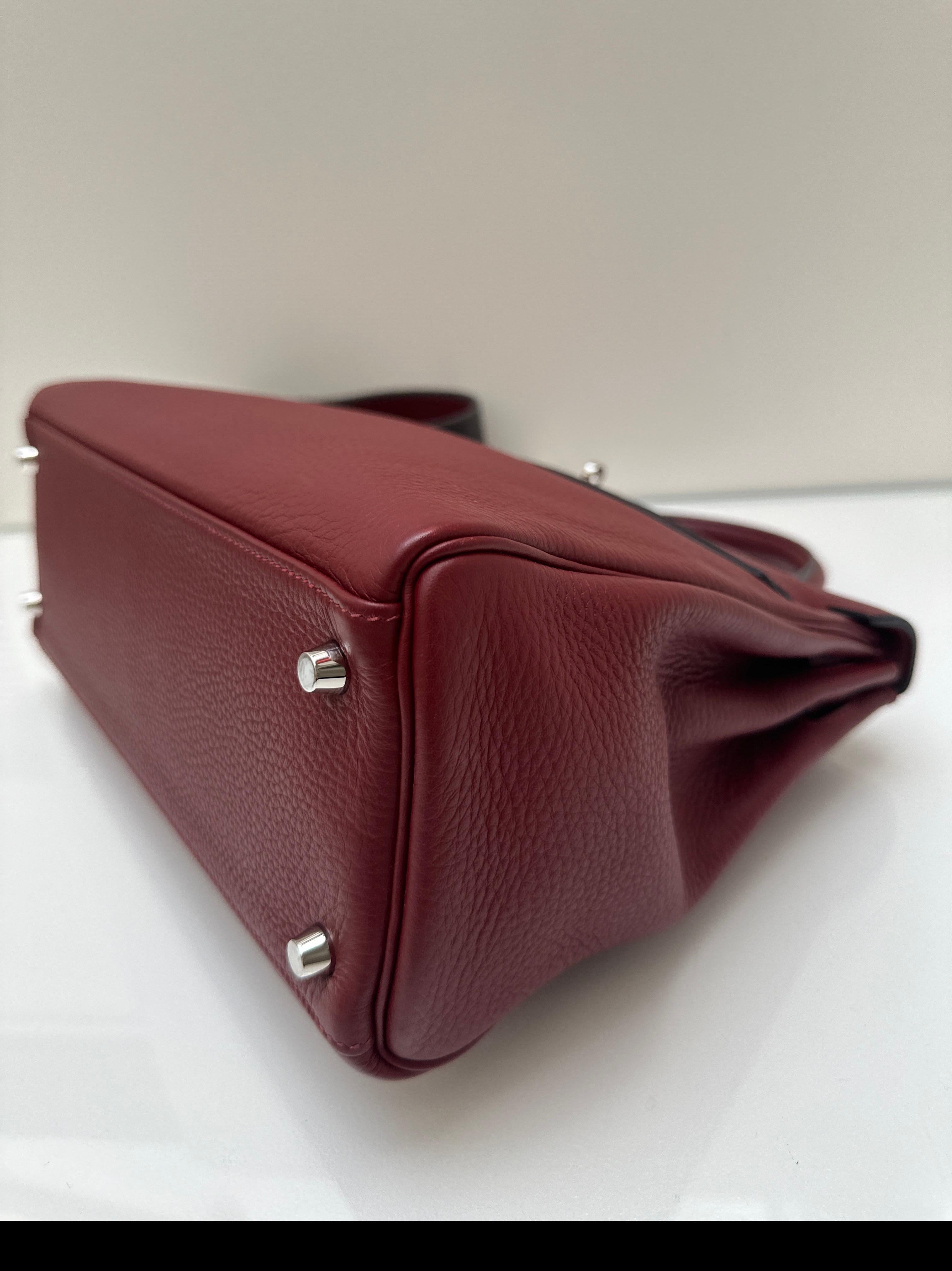 Bolso Hermes Rouge H Kelly 32 en venta 11