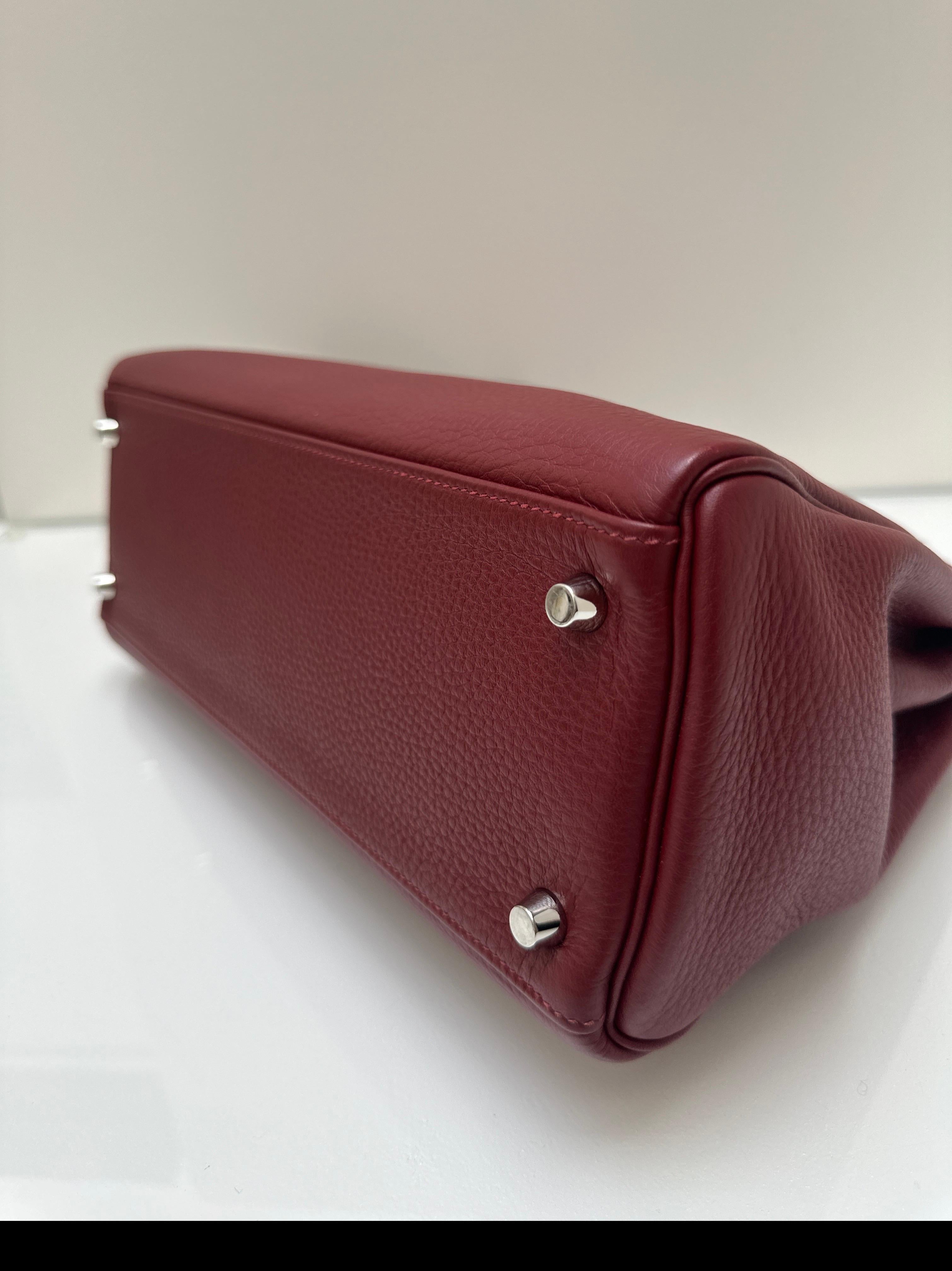 Bolso Hermes Rouge H Kelly 32 en venta 12