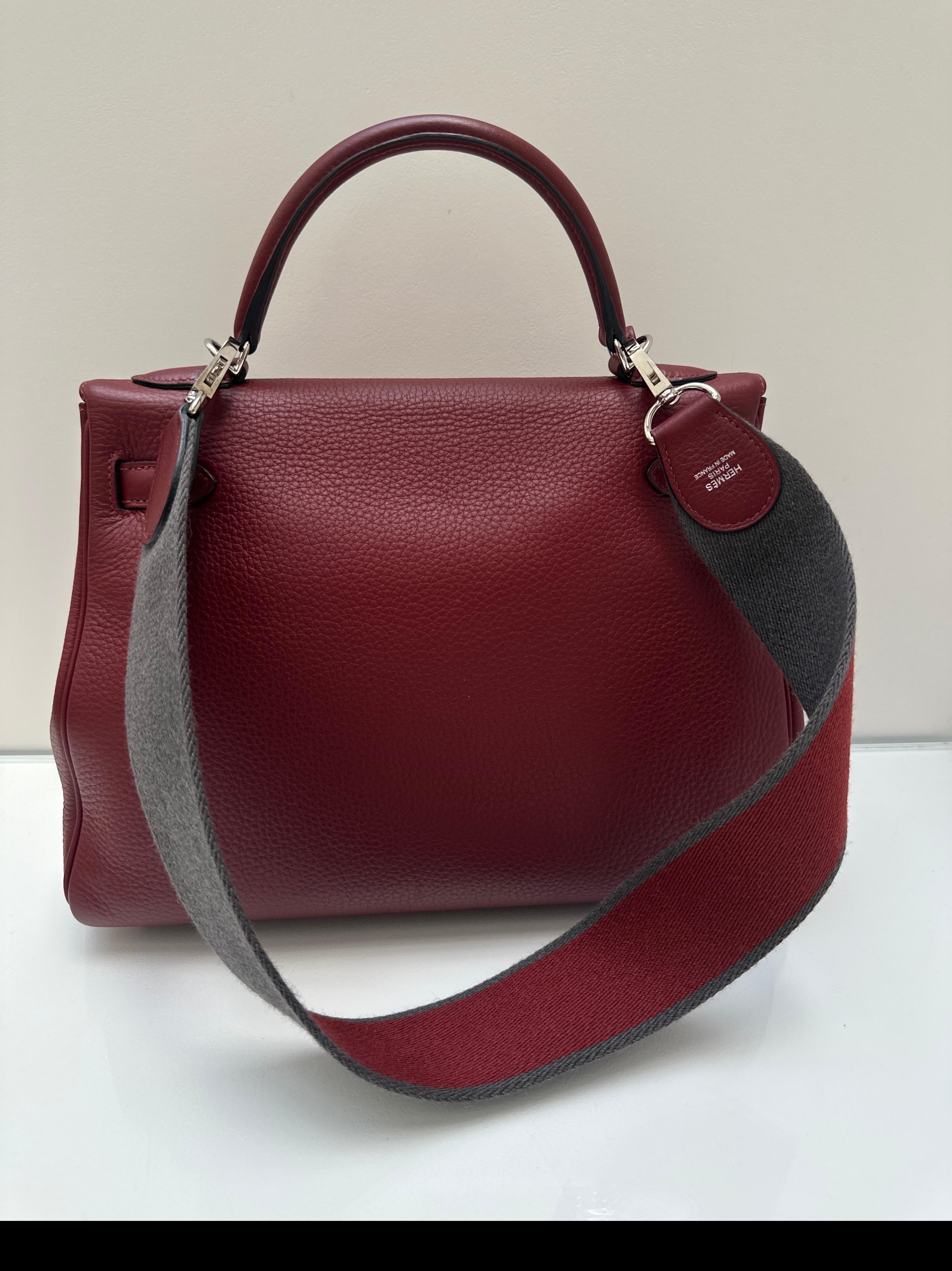 Bolso Hermes Rouge H Kelly 32 en venta 14