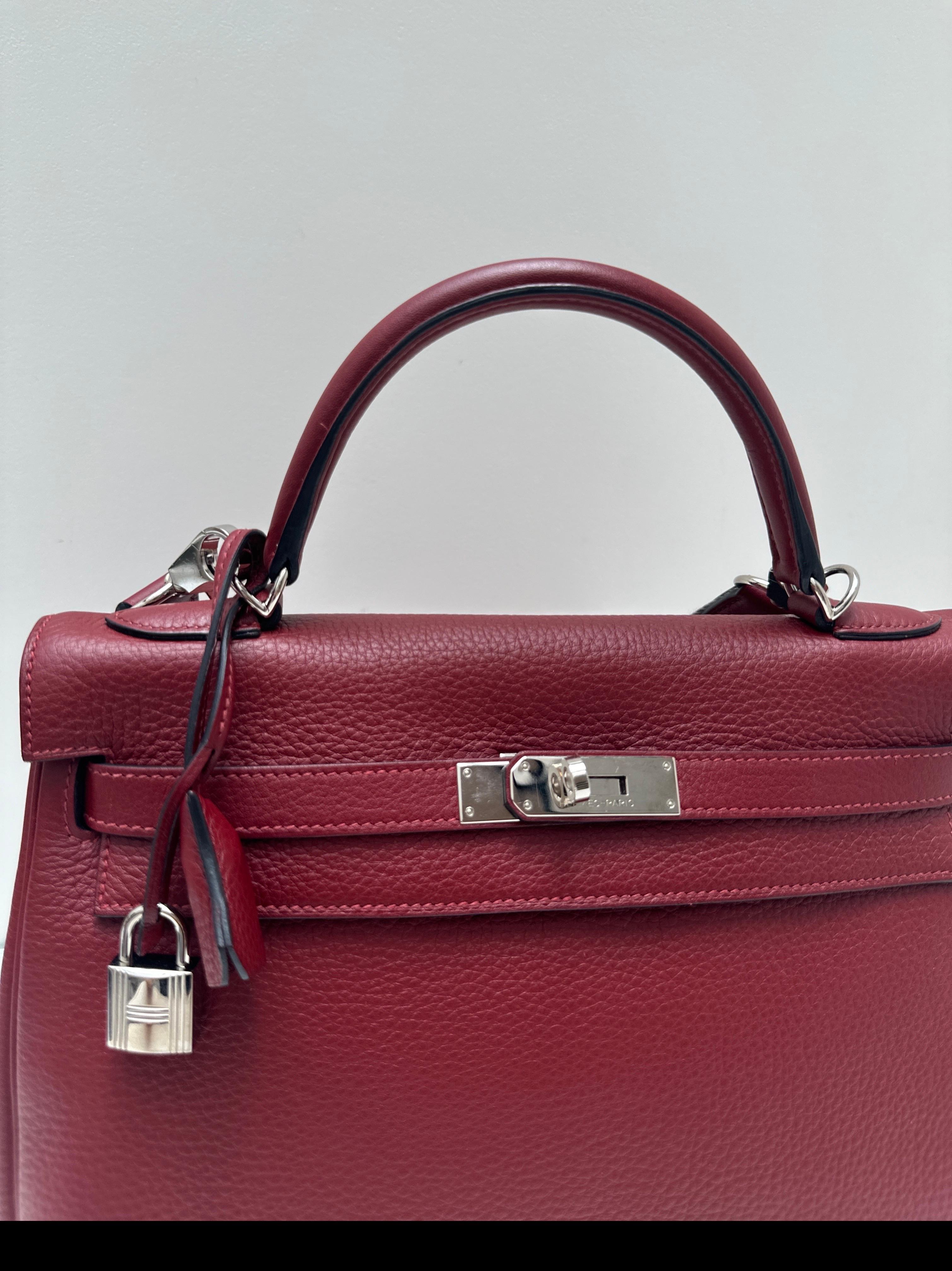 Femenino o masculino Bolso Hermes Rouge H Kelly 32 en venta