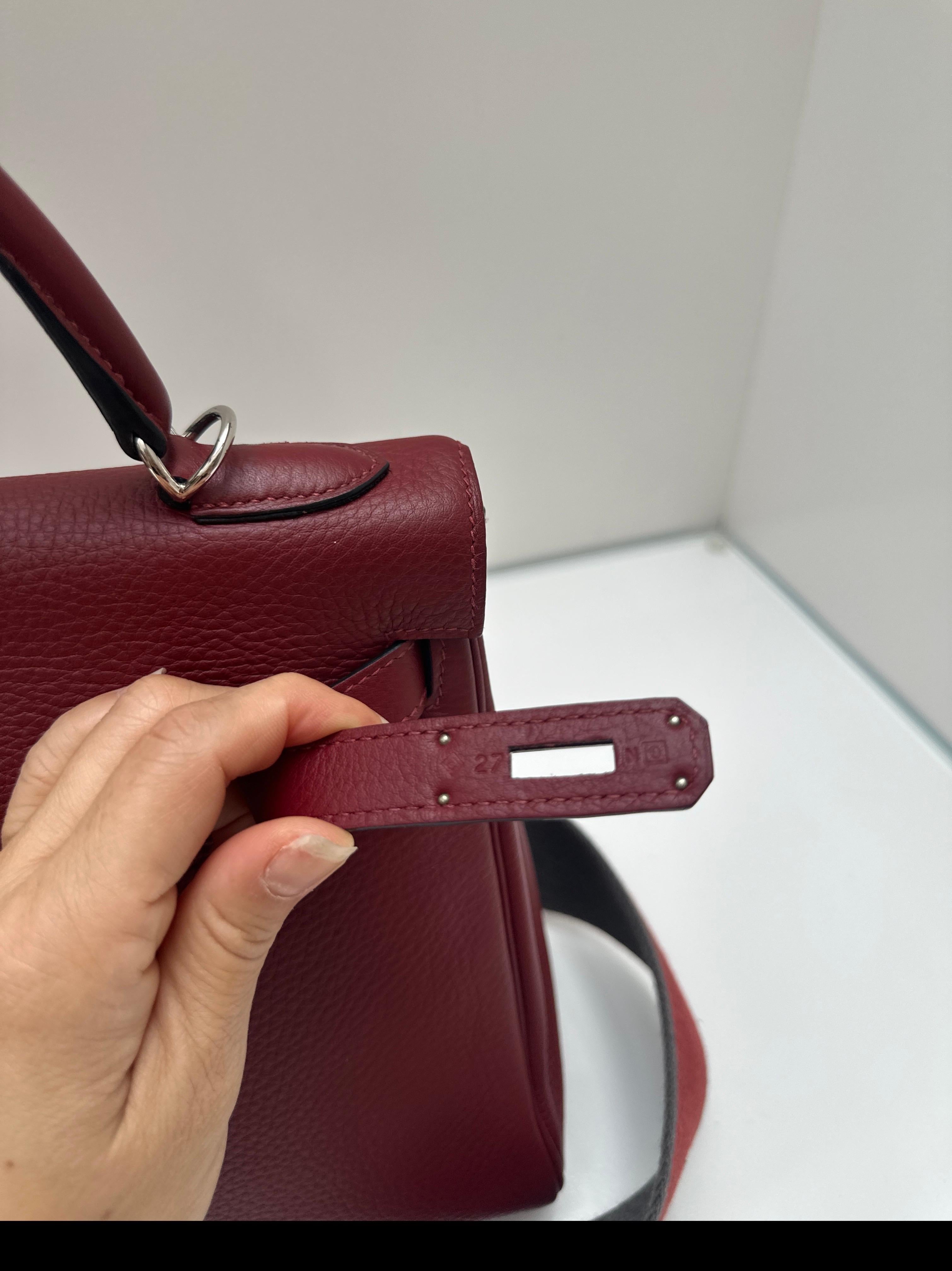 Bolso Hermes Rouge H Kelly 32 en venta 4