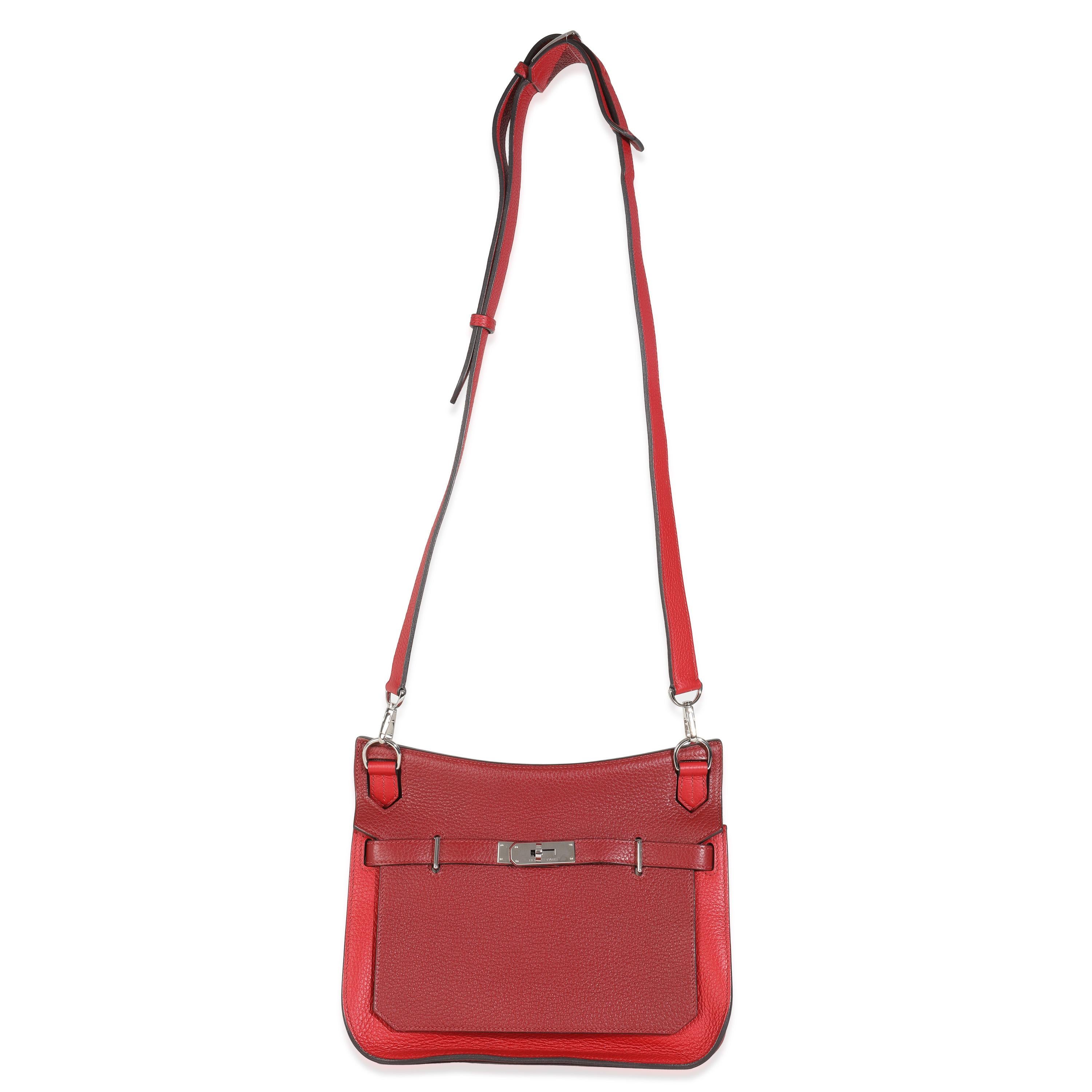 Hermès Rouge H Rouge Casaque Clemence Team Jypsiere 28 PHW For Sale 2