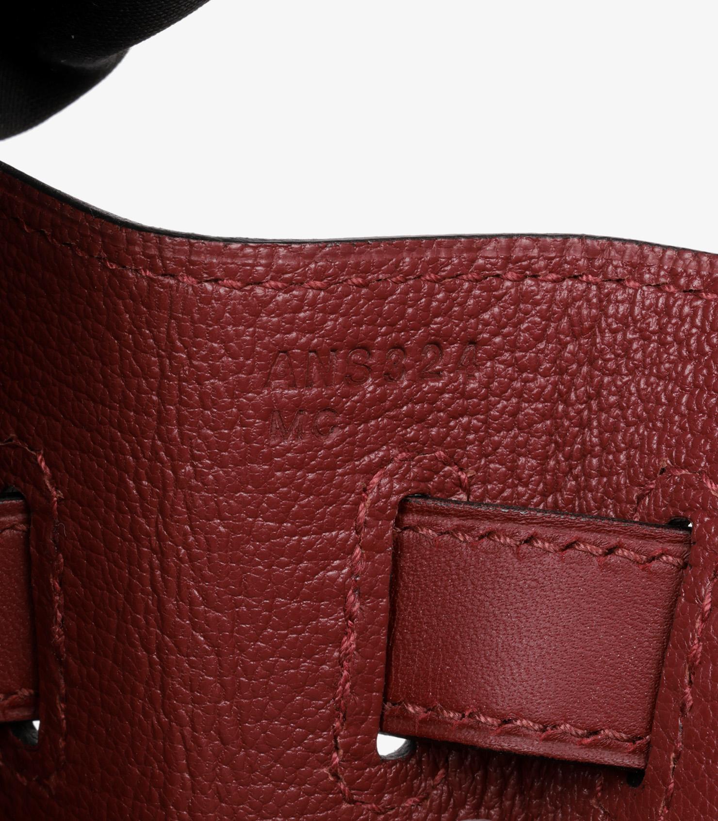 Hermès Rouge H Sombrero Leather Kelly 32cm Sellier 4