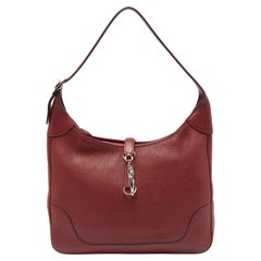 Hermes Rouge H Taurillion Clemence Trim Tasche