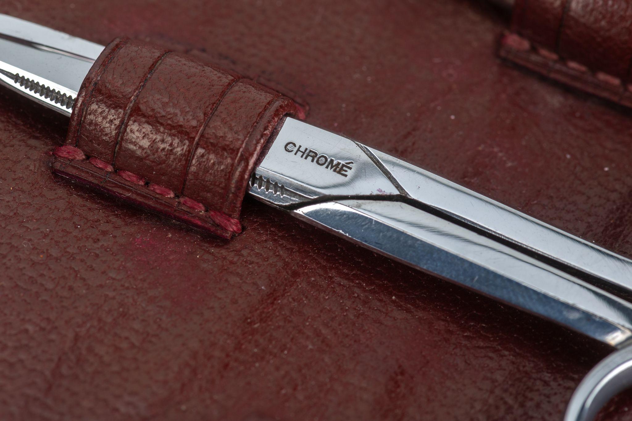 Hermès Rouge H Vintage Pflegeset im Angebot 6