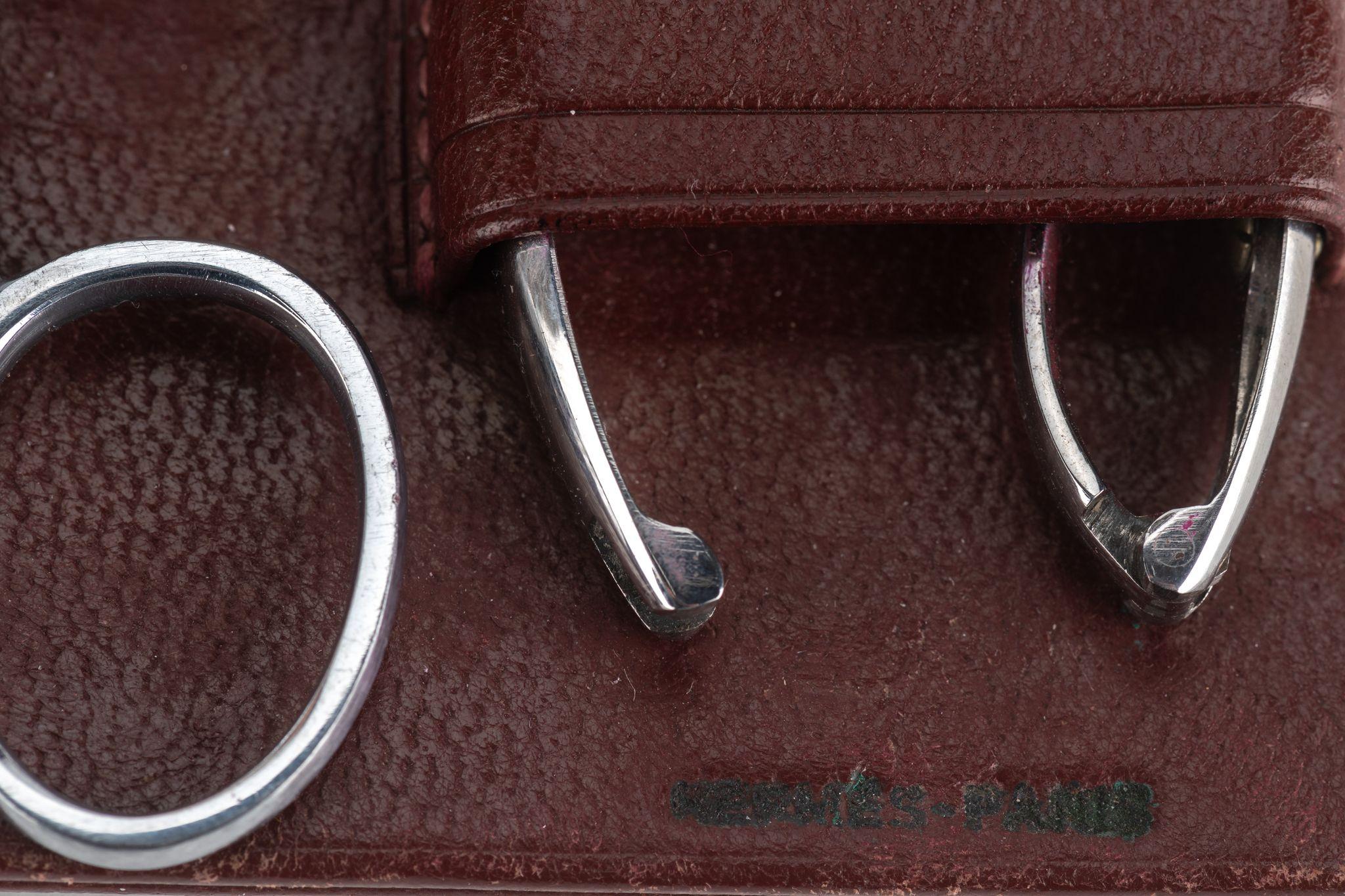 Hermès Rouge H Vintage Pflegeset im Angebot 10