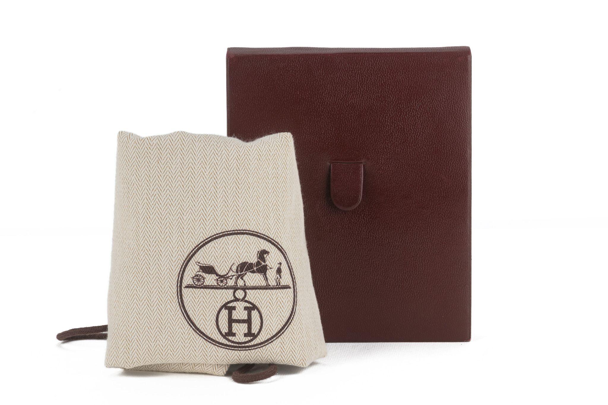 Hermès Rouge H Vintage Pflegeset im Angebot 12