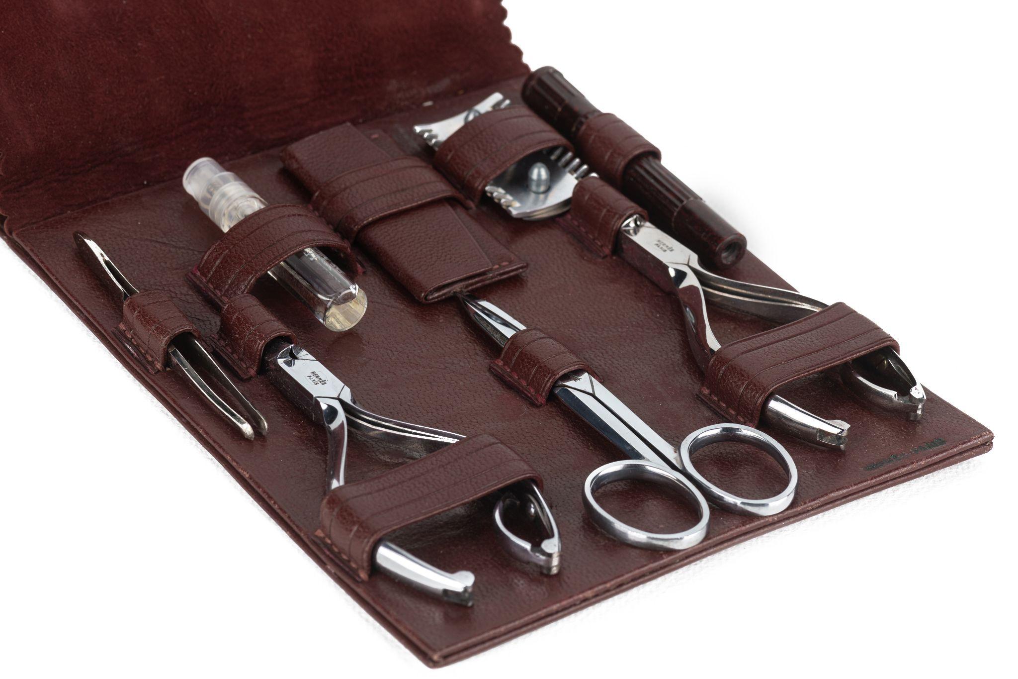 Hermès Rouge H Vintage Pflegeset im Zustand „Gut“ im Angebot in West Hollywood, CA