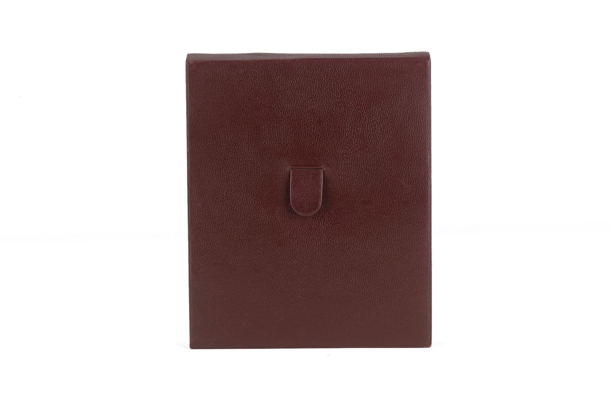 Hermès Rouge H Vintage Pflegeset im Angebot 1