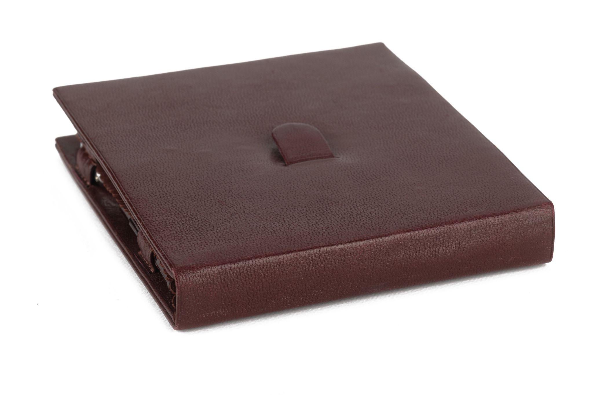 Hermès Rouge H Vintage Pflegeset im Angebot 4