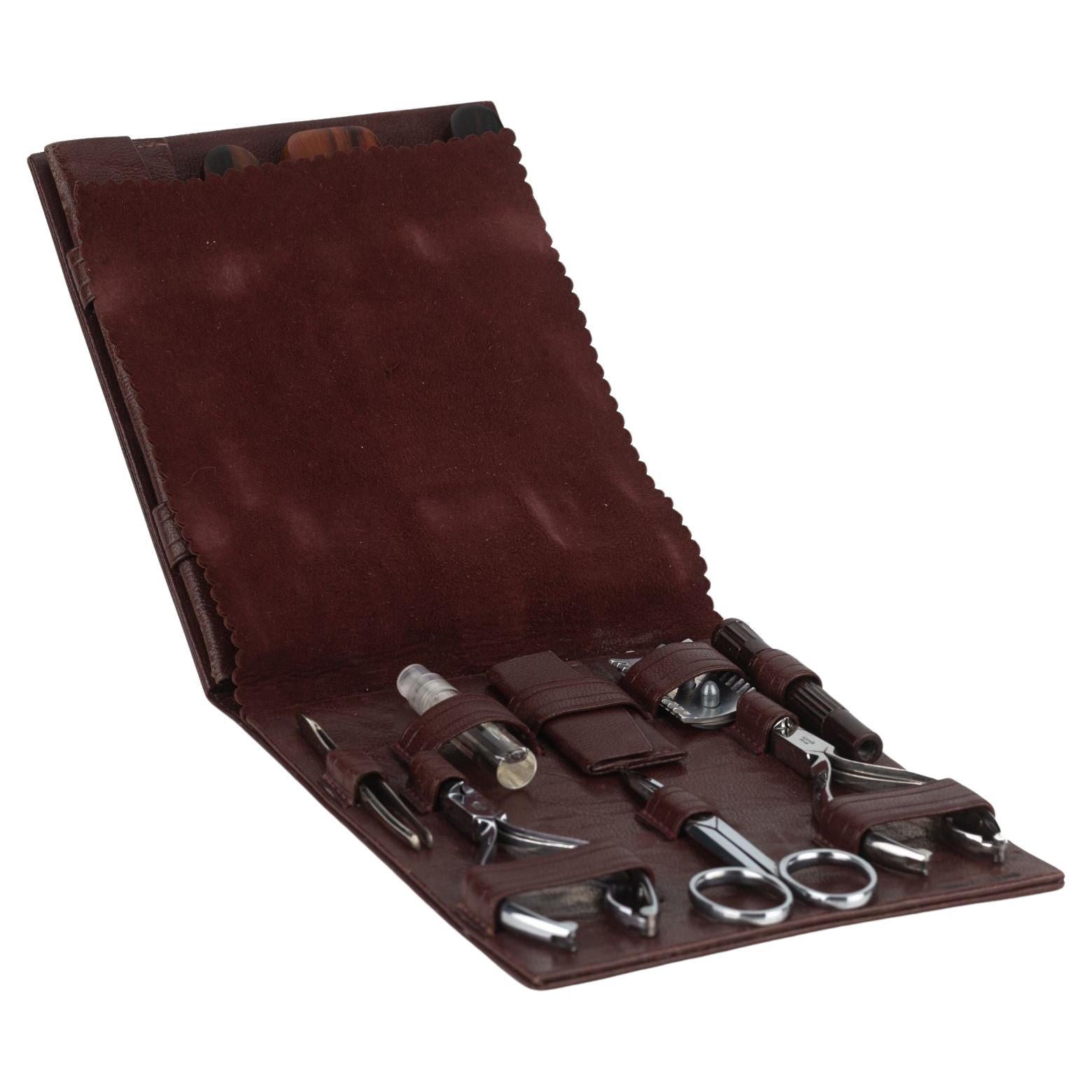 Hermès Rouge H Vintage Pflegeset im Angebot