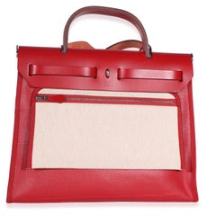 Hermès Rouge Piment Vache Hunter Berline Herbag Zip 31 PM PHW
