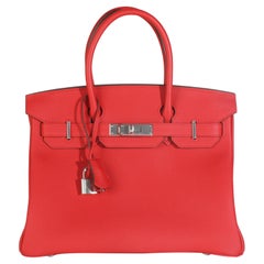 Hermès Rouge Radieux Togo Birkin 30 PHW