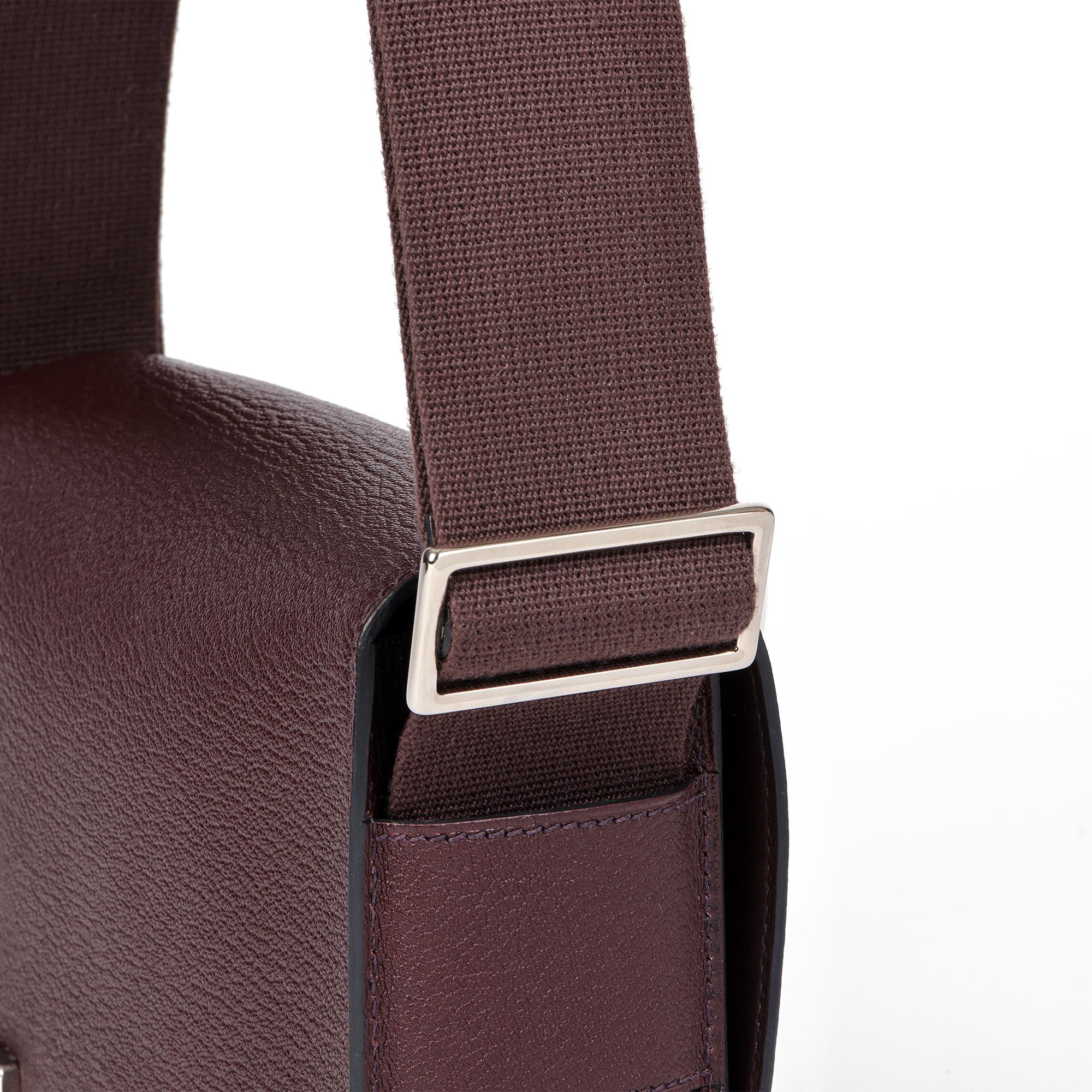 Hermès Rouge Sellier Chevre Mysore Leather Geta 4