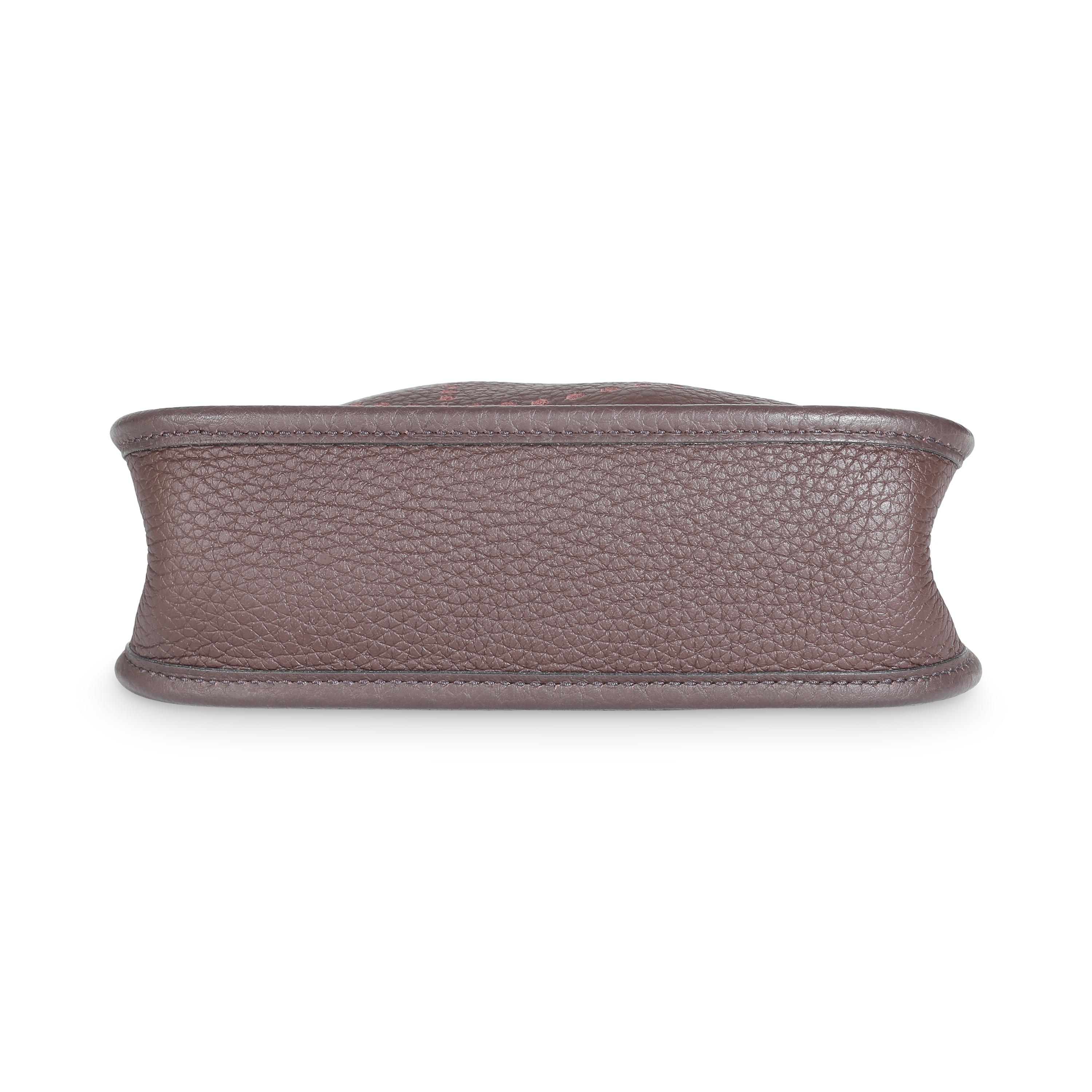 Hermès Rouge Sellier Clemence Mini Evelyne TPM GHW 3