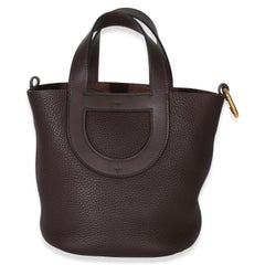 Hermès Rouge Sellier Clemence Swift In-The-Loop 18 GHW