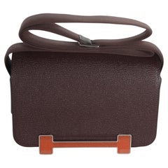 Hermès Rouge Sellier Cuivre Chevre Mysore Geta PHW