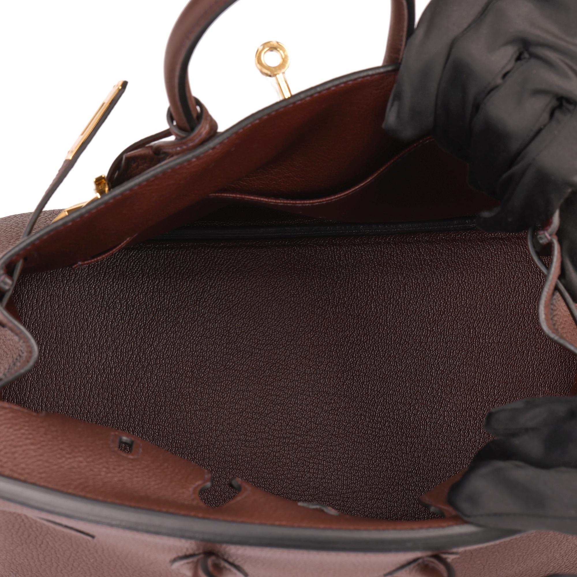 Hermès Rouge Sellier Togo Leather Birkin 25cm 2