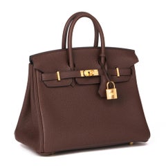 Hermès Rouge Sellier Togo Leather Birkin 25cm