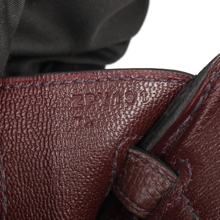 Hermès Rouge Sellier Togo Leather Birkin 25cm
