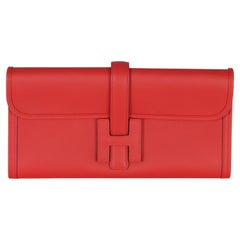 Hermès Rouge Tomate Evercolor Jige Elan 29