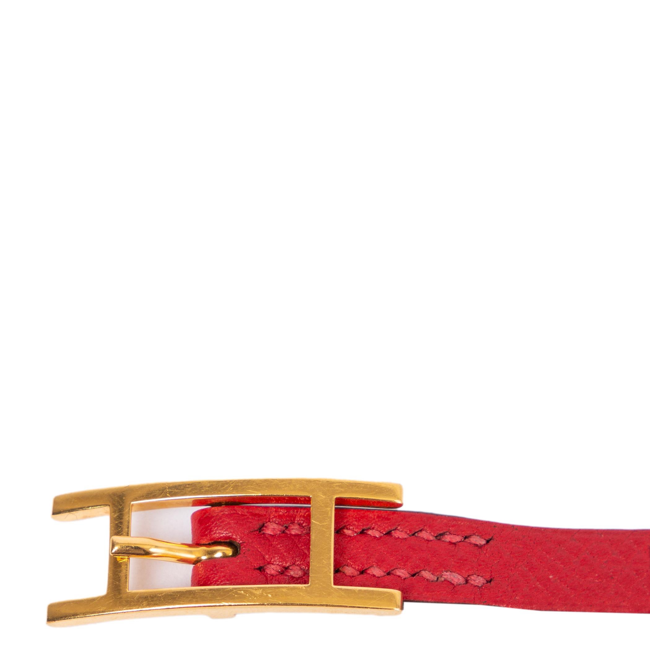 bracelet hermes rouge
