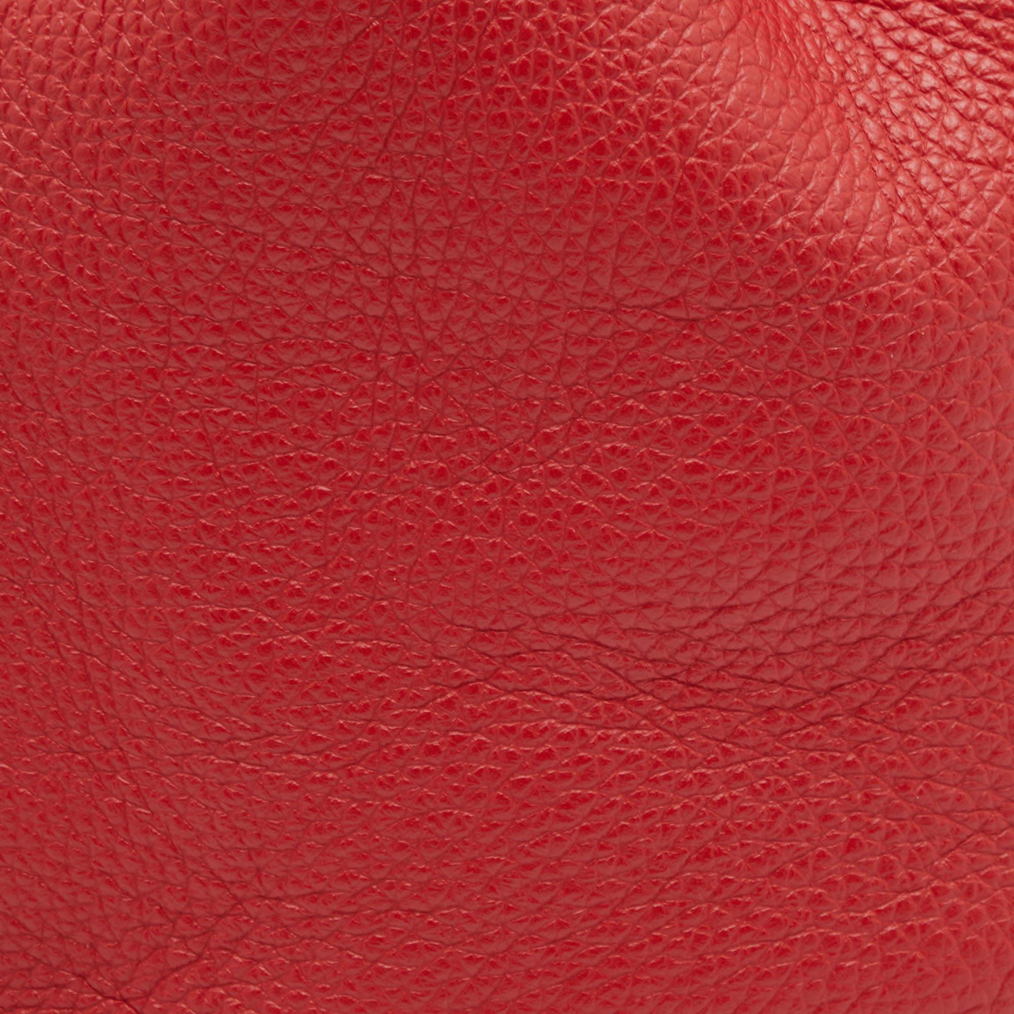 Hermes Rouge Tomate Taurillon Clemence Leather Picotin Lock 18 Bag 4