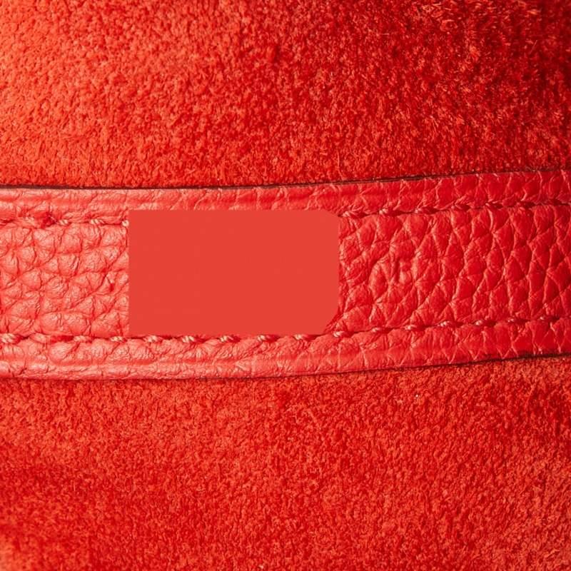 Hermès Rouge Tomate Togo Leather Picotin Lock 22 Bag 3
