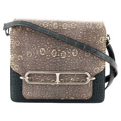 Hermes Roulis Tasche Eidechse und Alligator 18