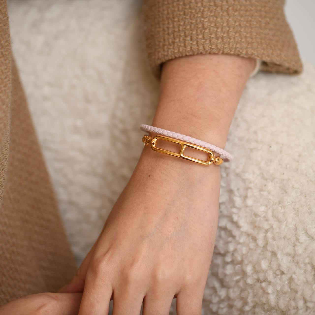 Bracciale Hermès Roulis Double Tour In condizioni ottime in vendita a Banbury, GB