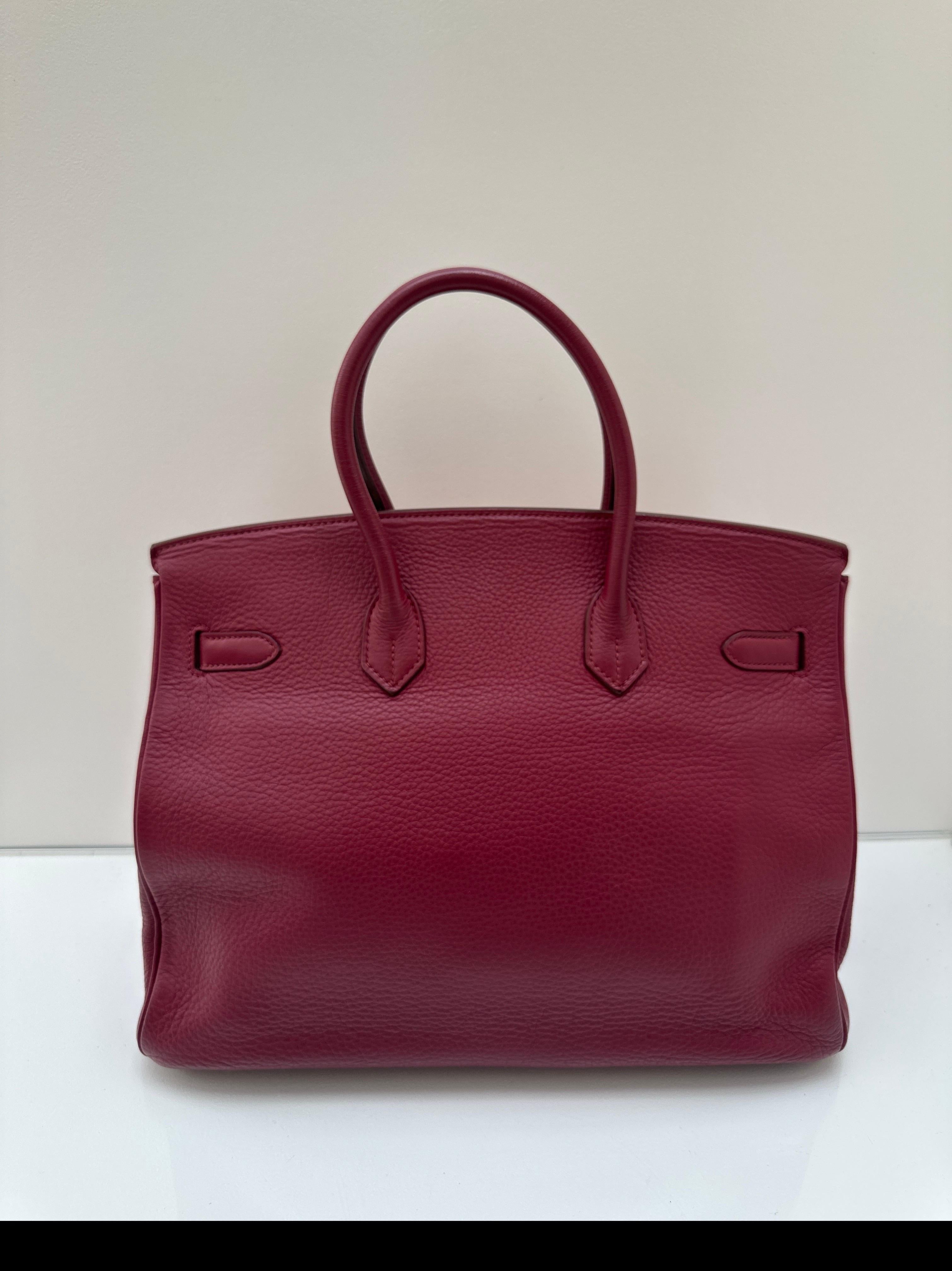 Hermes Rubis Birkin 35 Bag For Sale 5