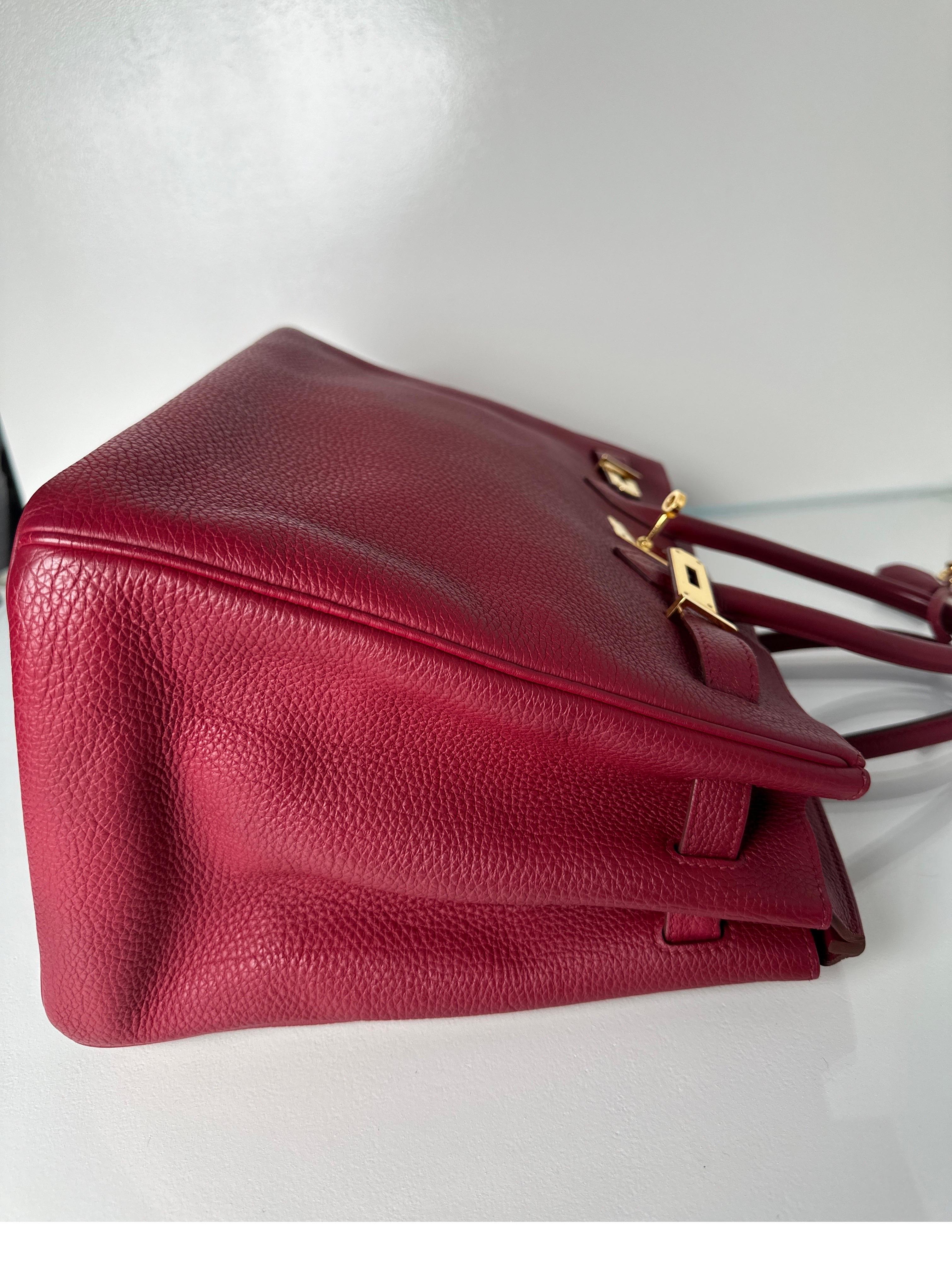 Hermes Rubis Birkin 35 Bag 6