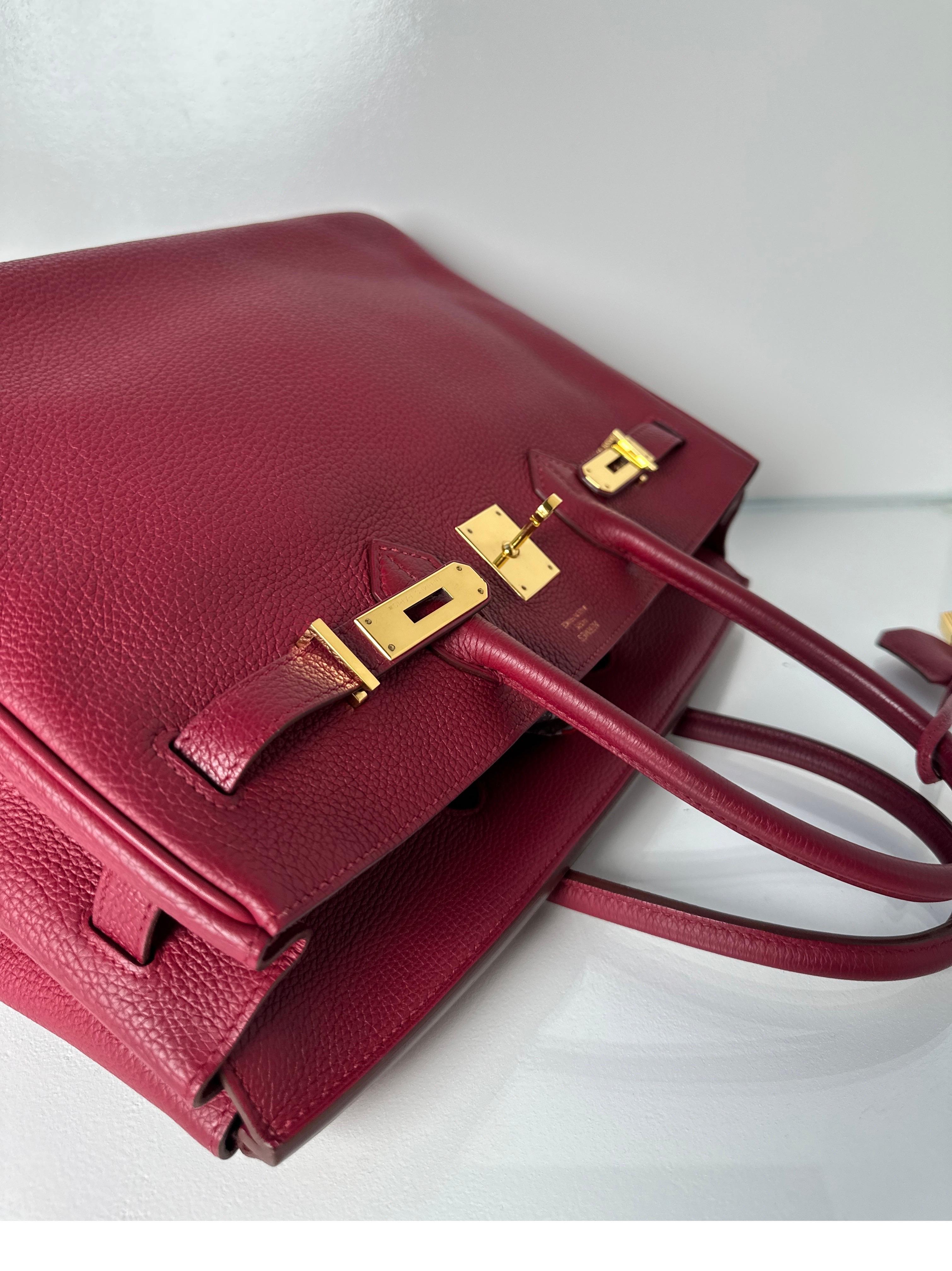Hermes Rubis Birkin 35 Bag 7