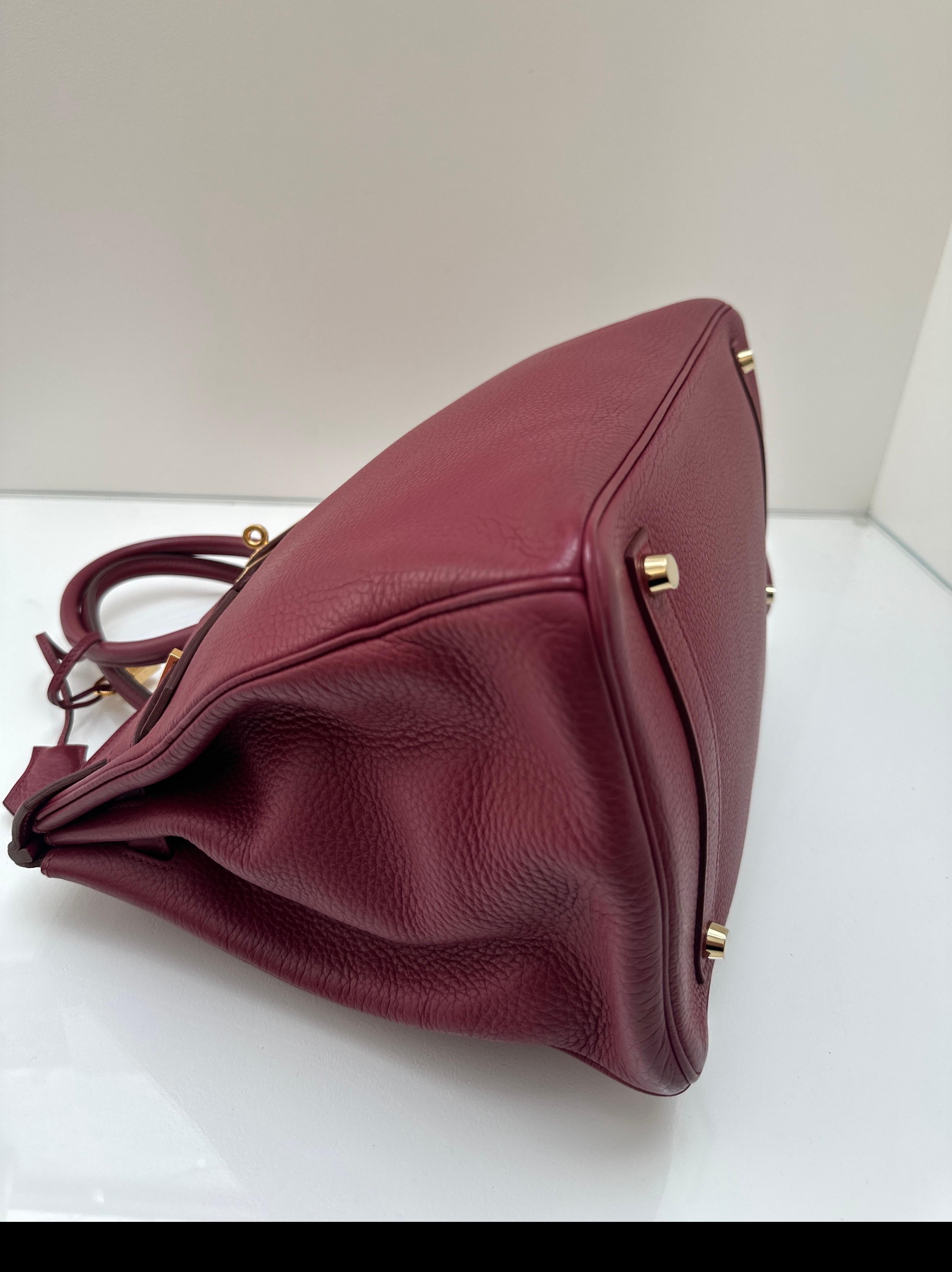 Hermes Rubis Birkin 35 Bag For Sale 8