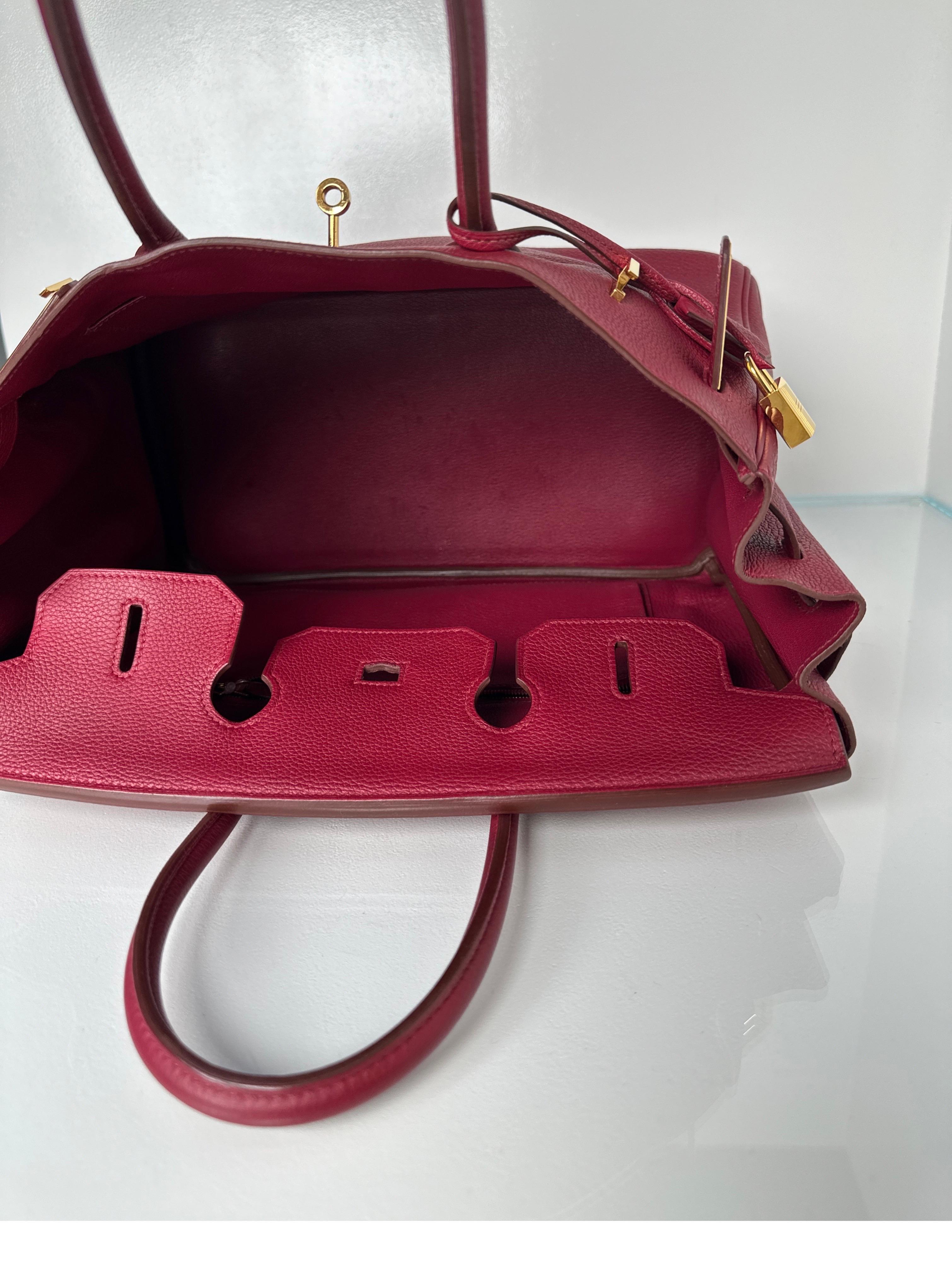 Hermes Rubis Birkin 35 Bag 9