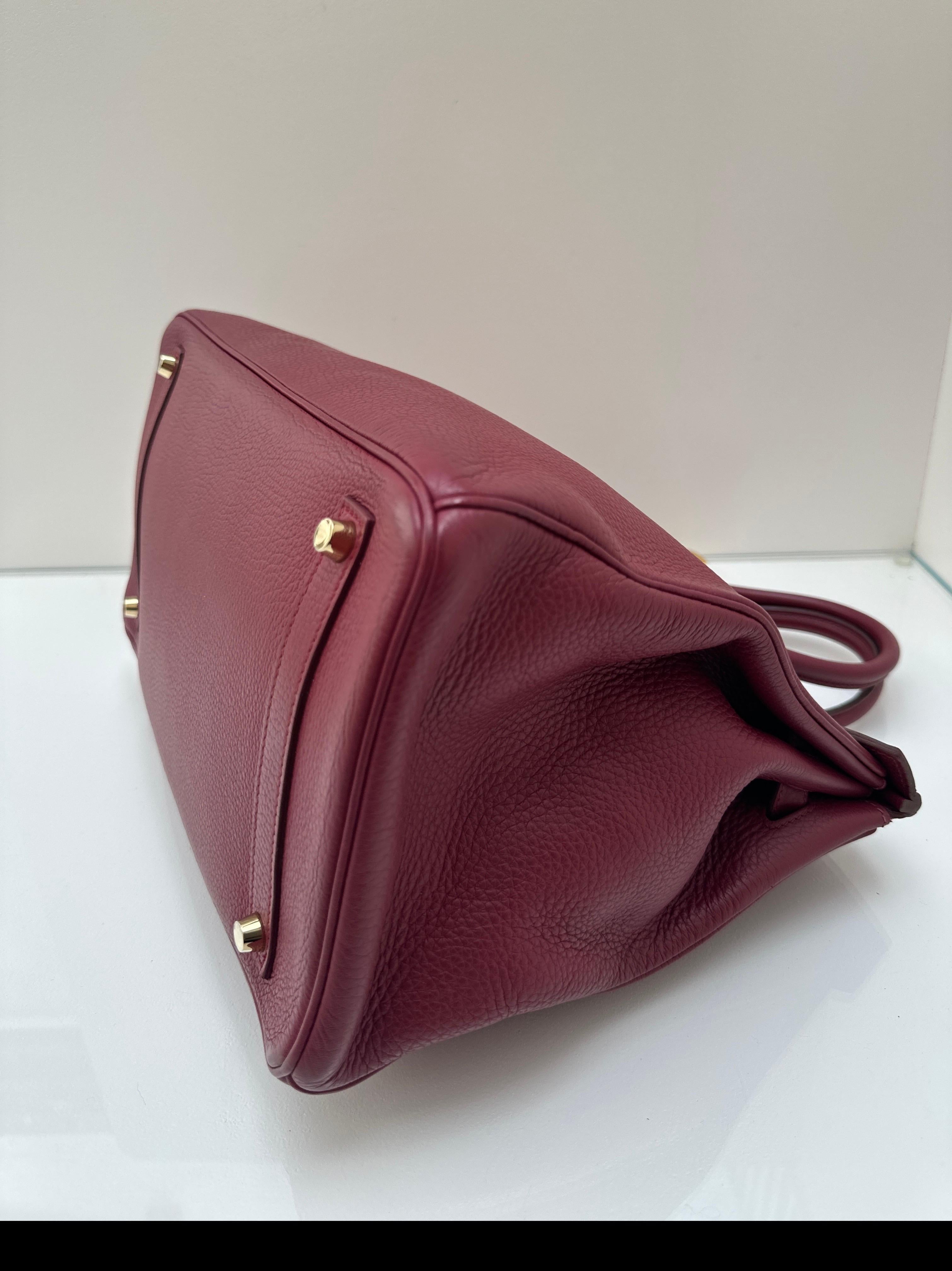 Hermes Rubis Birkin 35 Bag For Sale 9