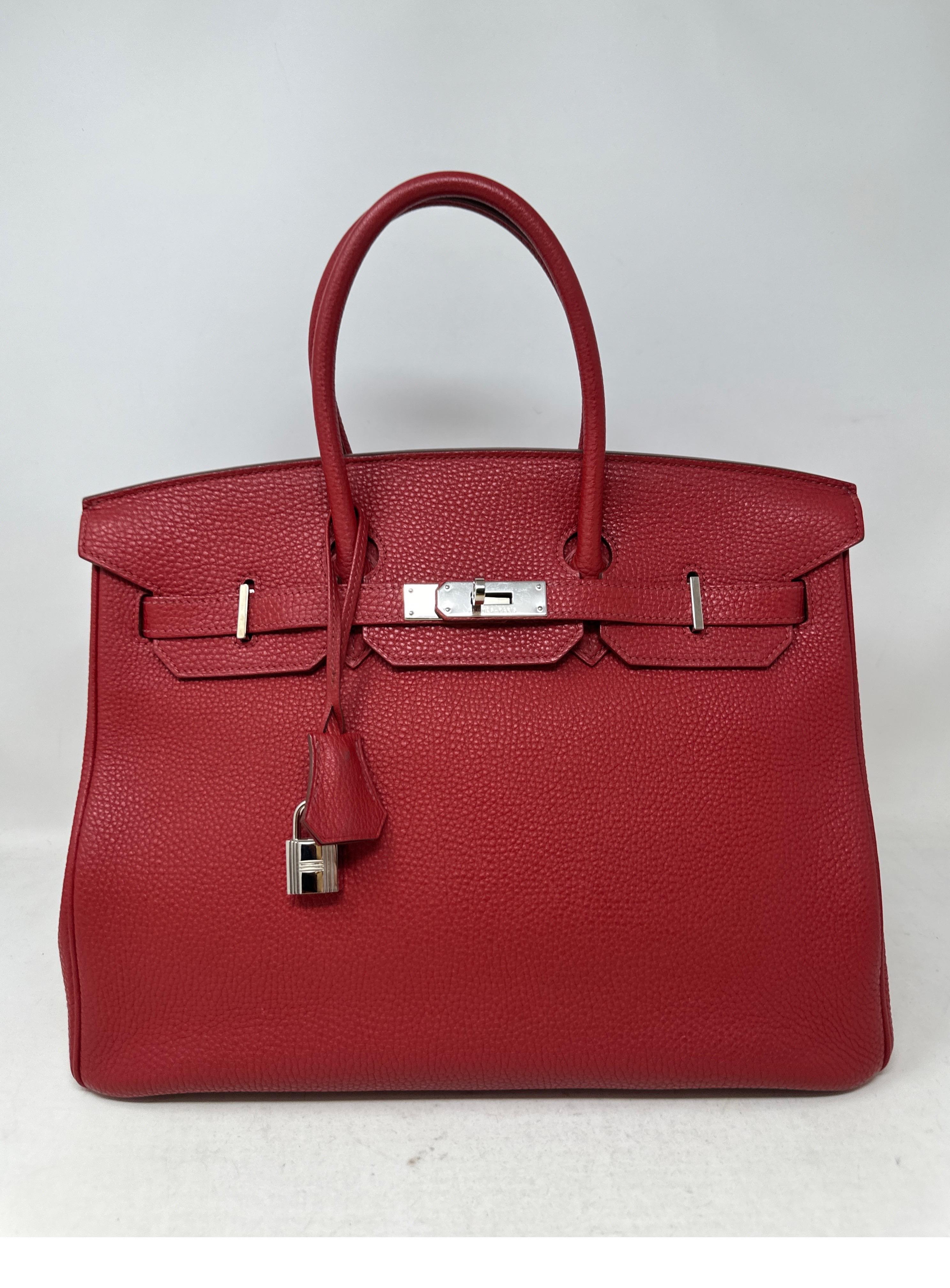 Hermes Rubis Birkin 35 Bag 11
