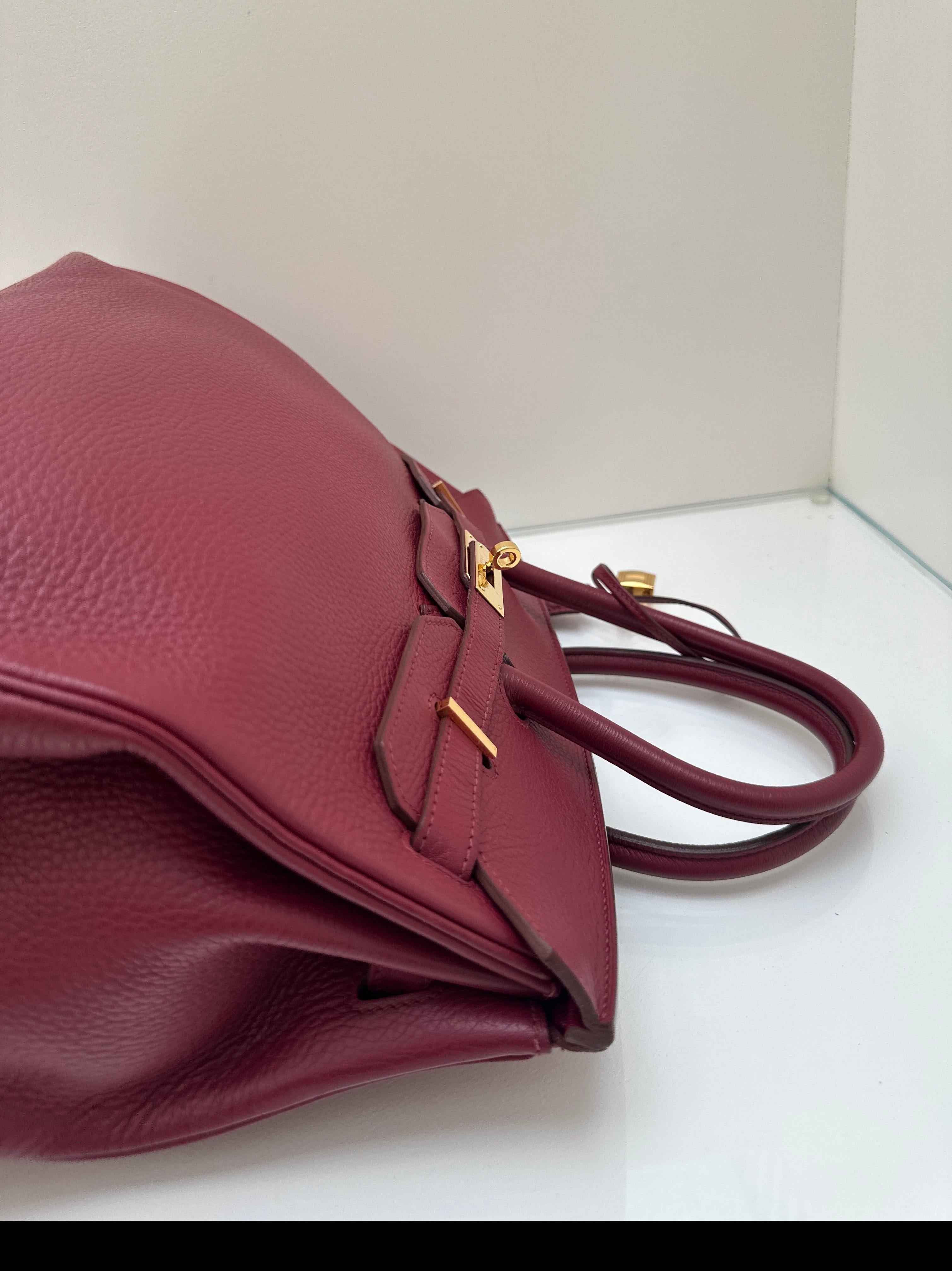 Hermes Rubis Birkin 35 Bag For Sale 10