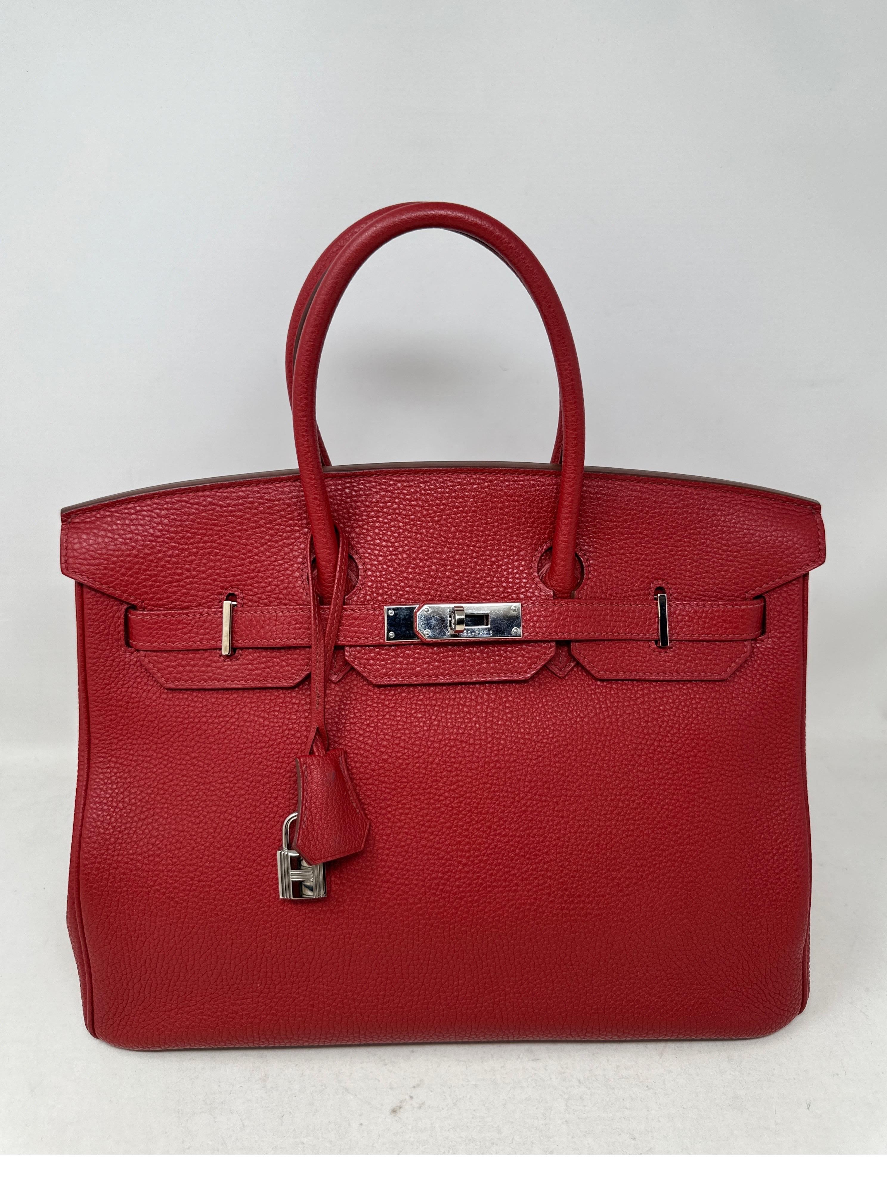 Hermes Rubis Birkin 35 Bag 12