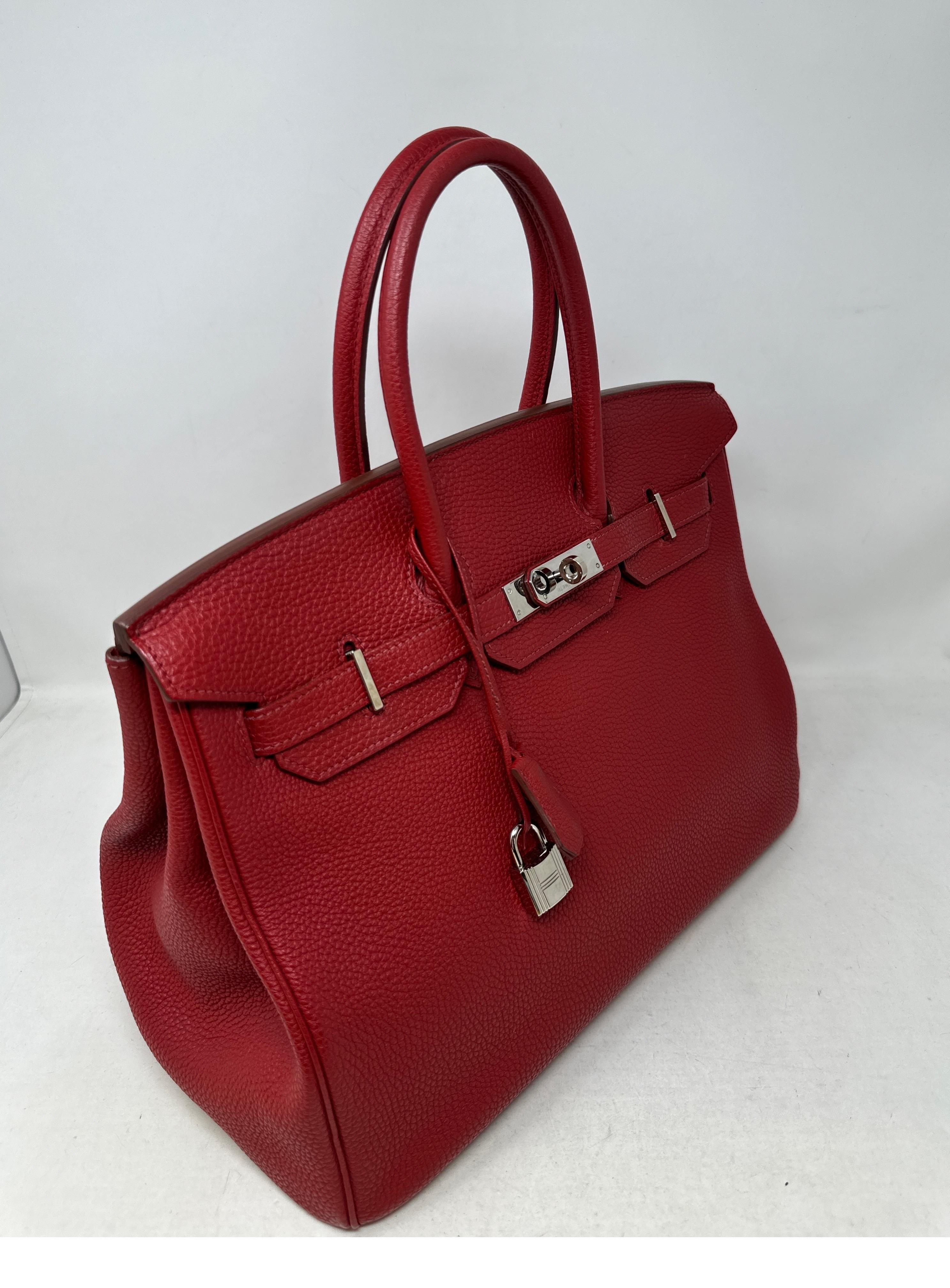 Hermes Rubis Birkin 35 Bag 13