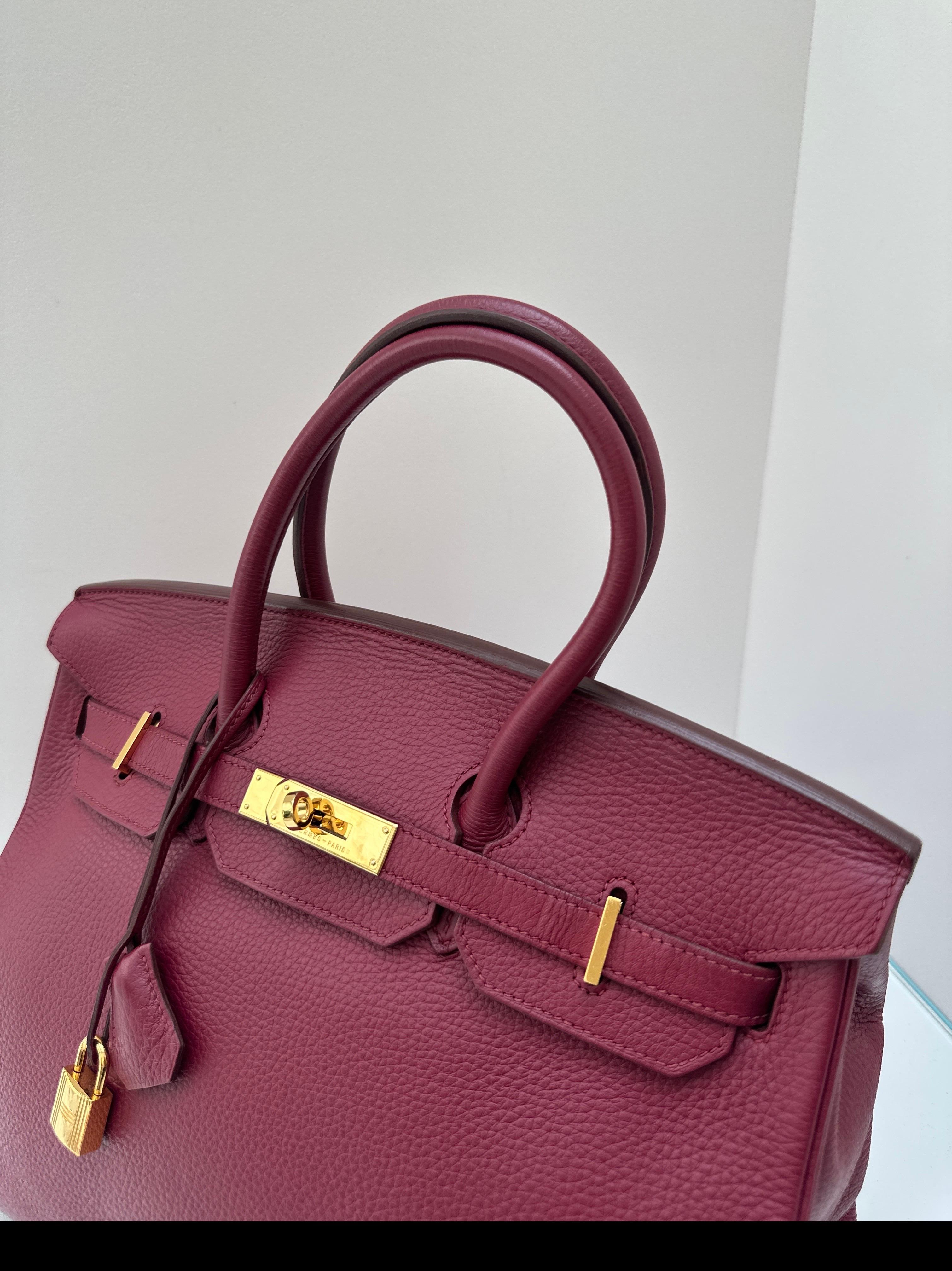 Hermes Rubis Birkin 35 Bag For Sale 13