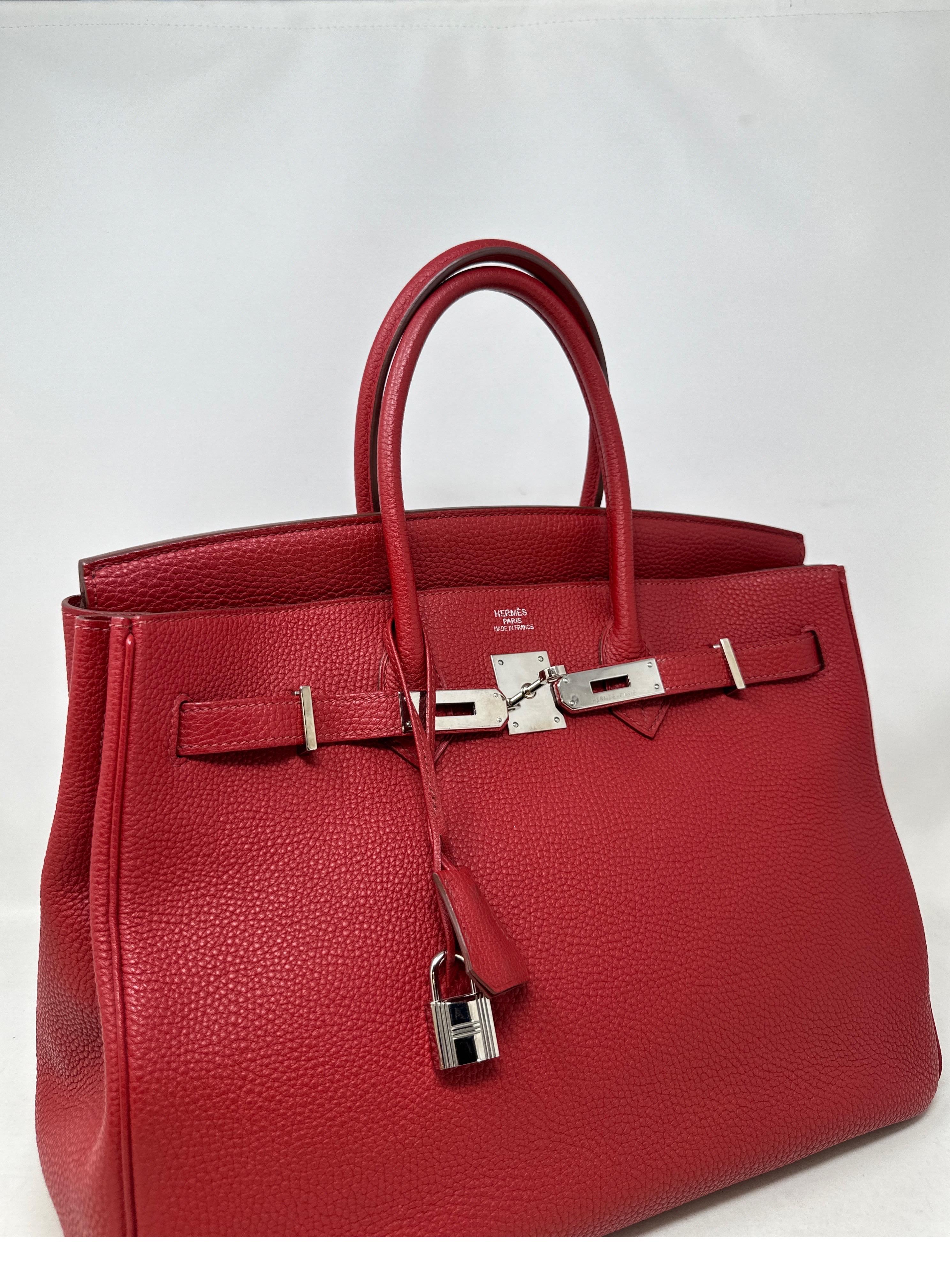 Women's or Men's Hermes Rubis Birkin 35 Bag