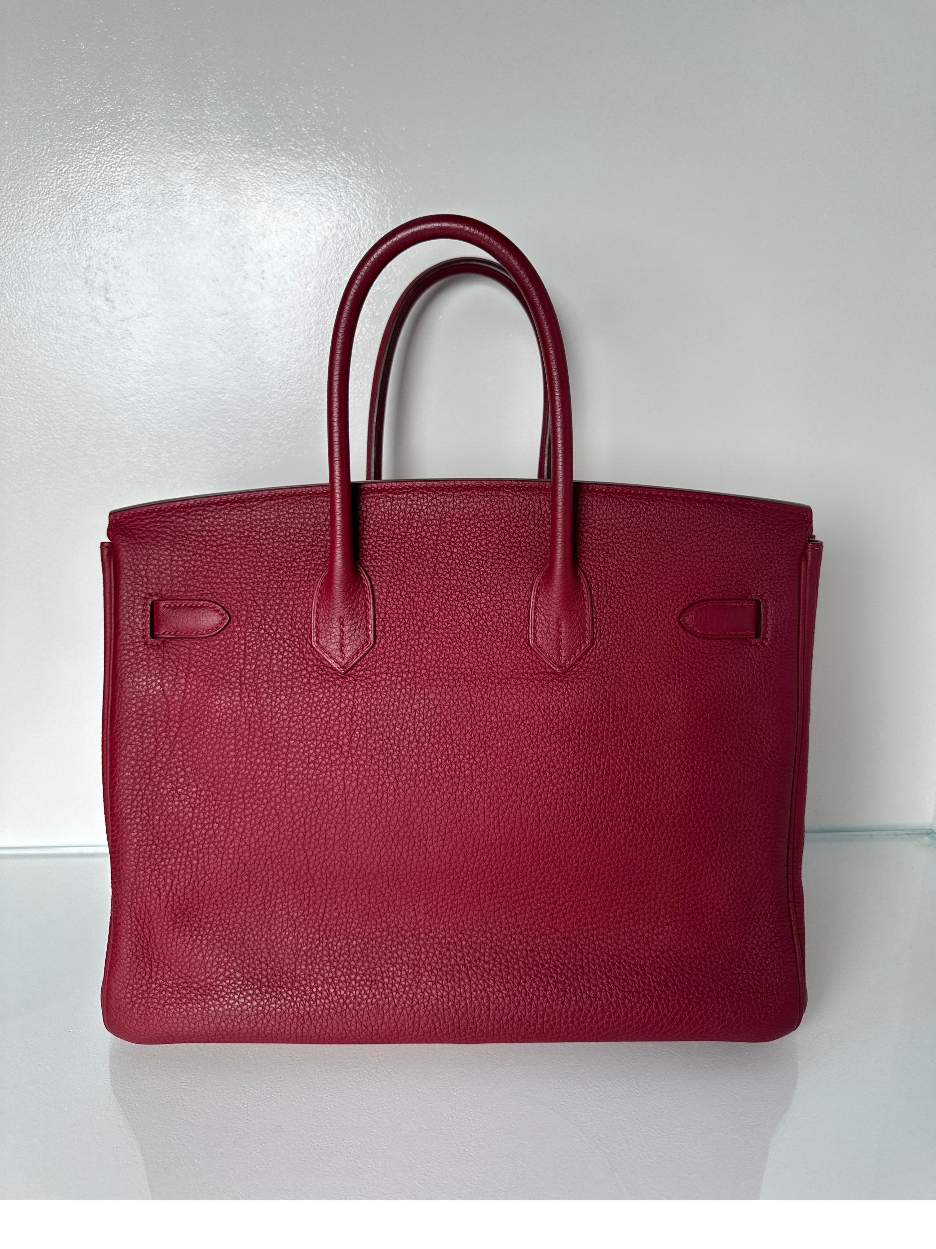 Women's or Men's Hermes Rubis Birkin 35 Bag